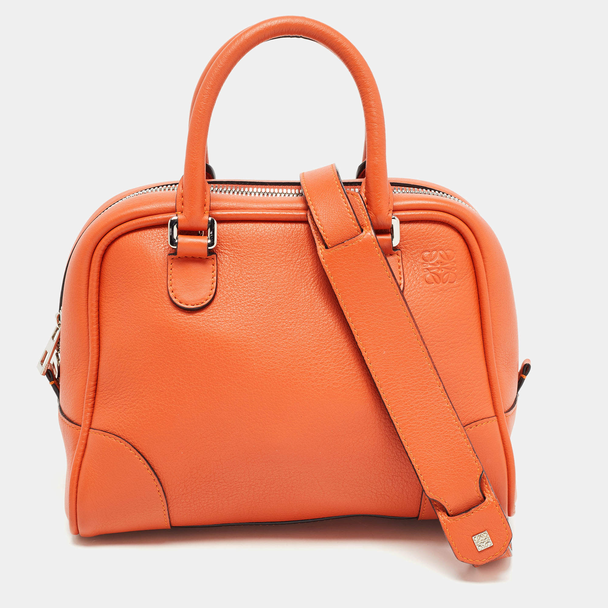 Loewe Orange Leather Amazona 23 Bag