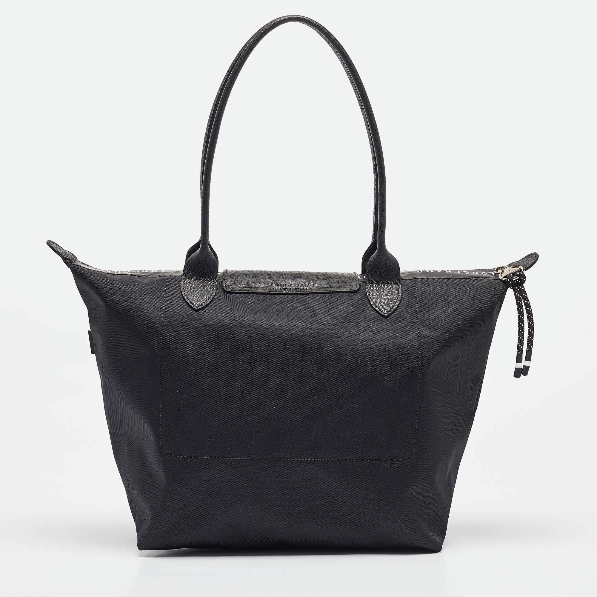 Black Longchamp on sale tote