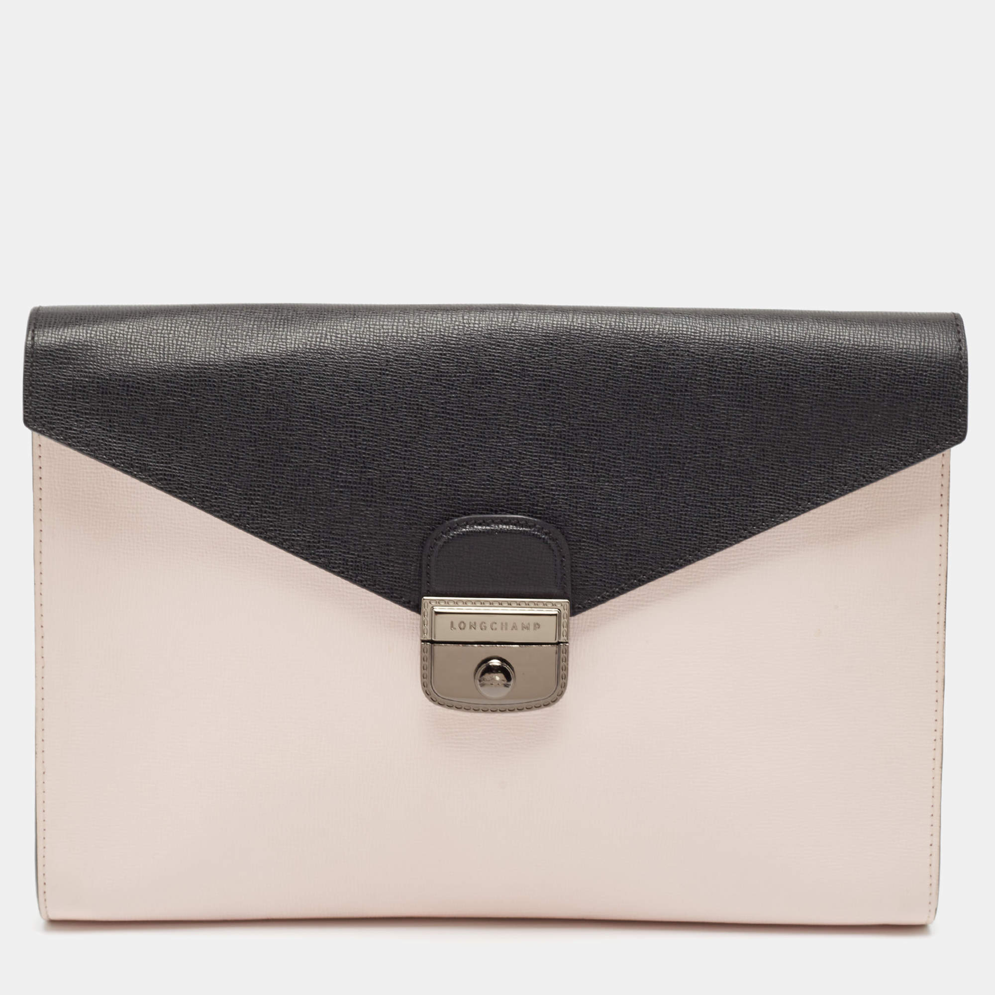 Longchamp Tricolor Leather Heritage Le Pliage Clutch Longchamp TLC