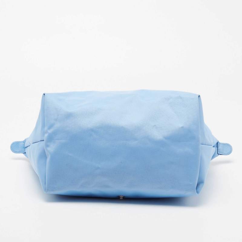 Longchamp x André Saraiva – Le Pliage André Pouch Blue