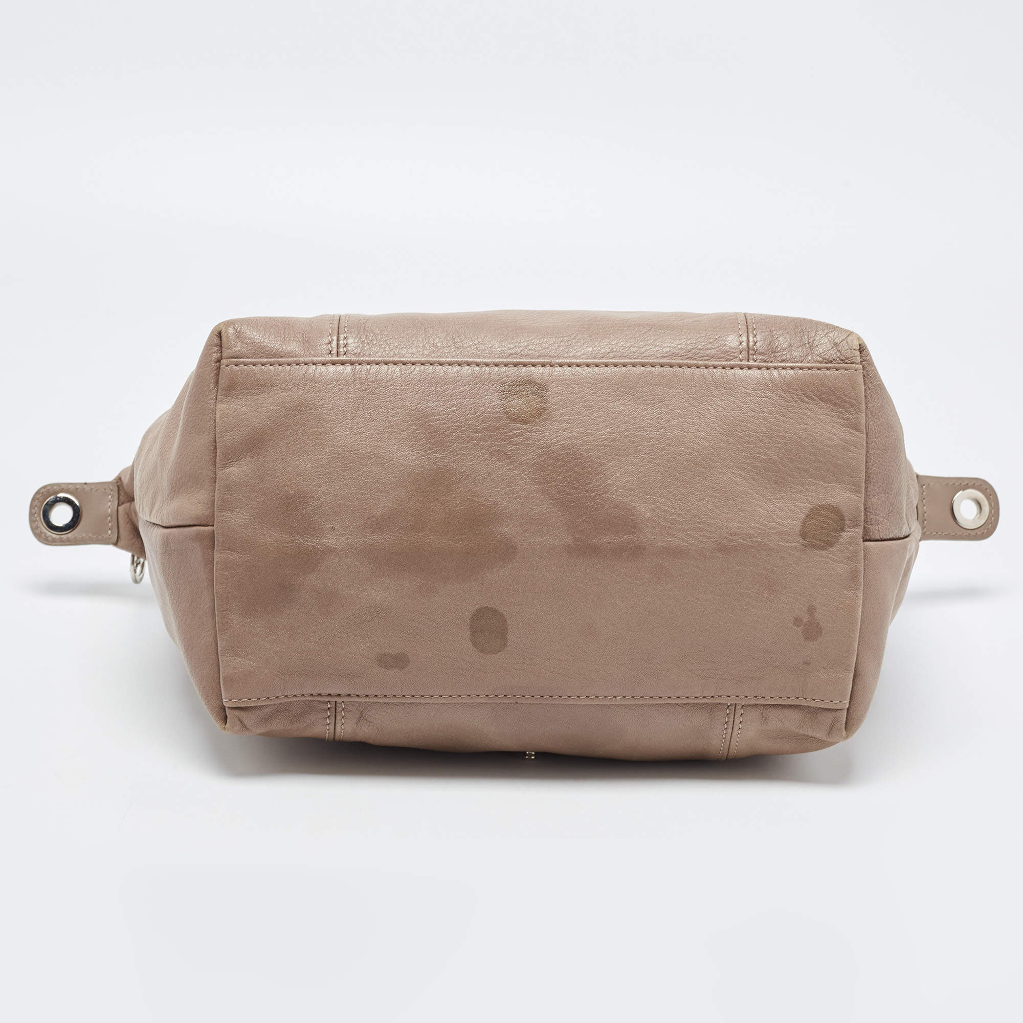 NWT LONGCHAMP Le Pliage Cuir Leather Top Handle Tote Bag Lg (Dark) Brown  **$670