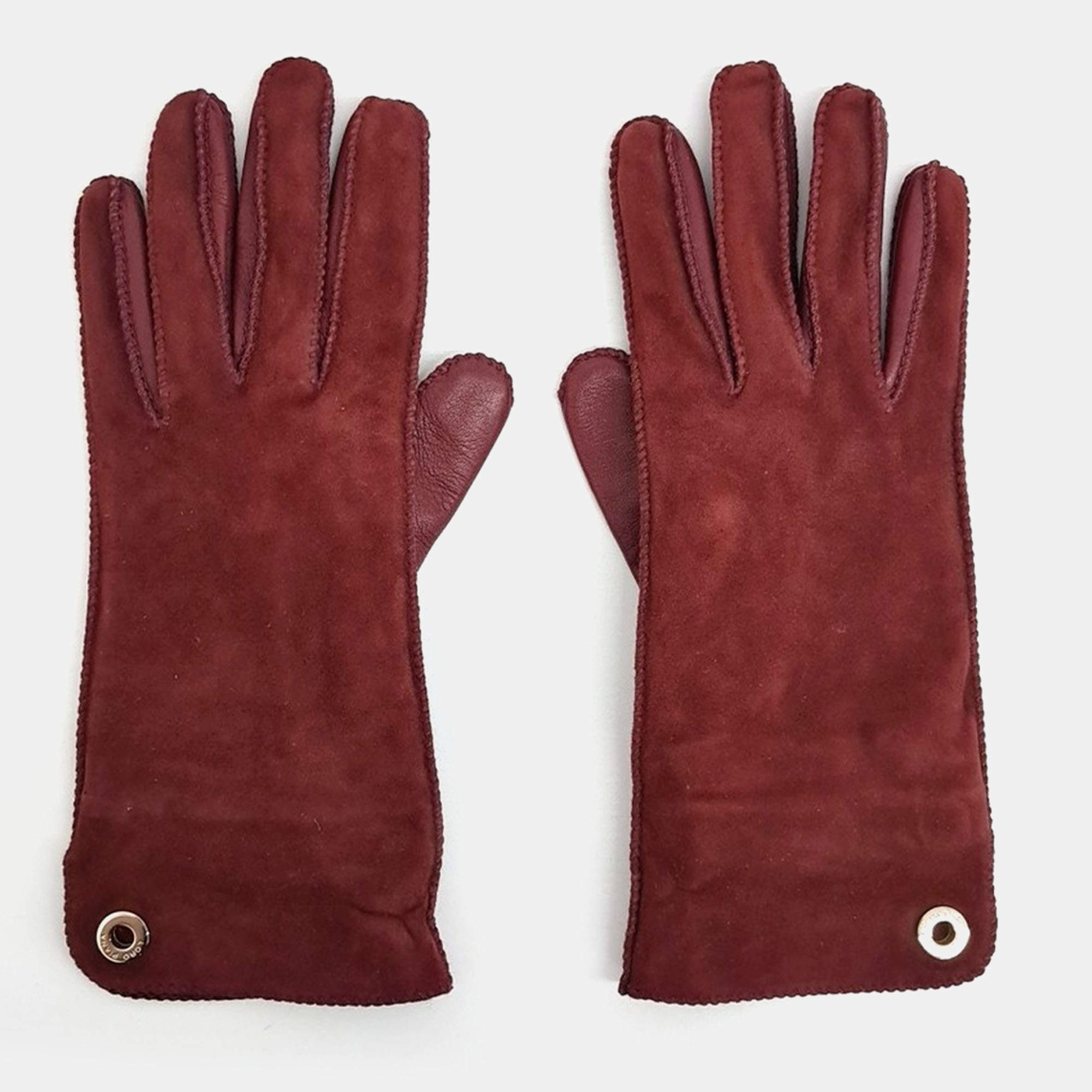 Pre Owned Loro Piana leather gloves
