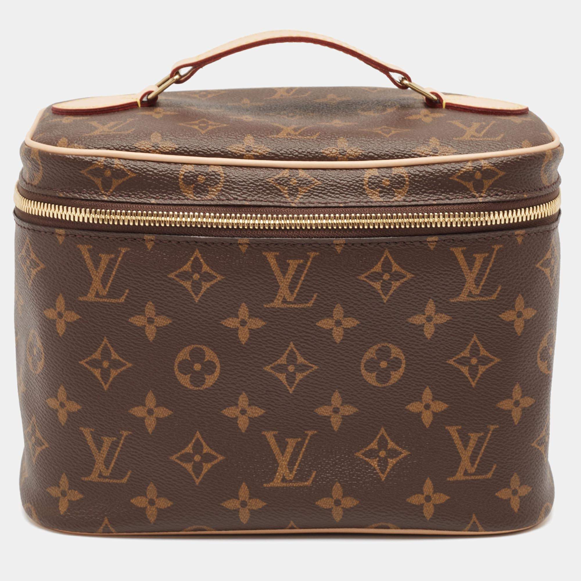 Pre Owned Louis Vuitton Monogram Canvas Nice BB Toiletry Bag