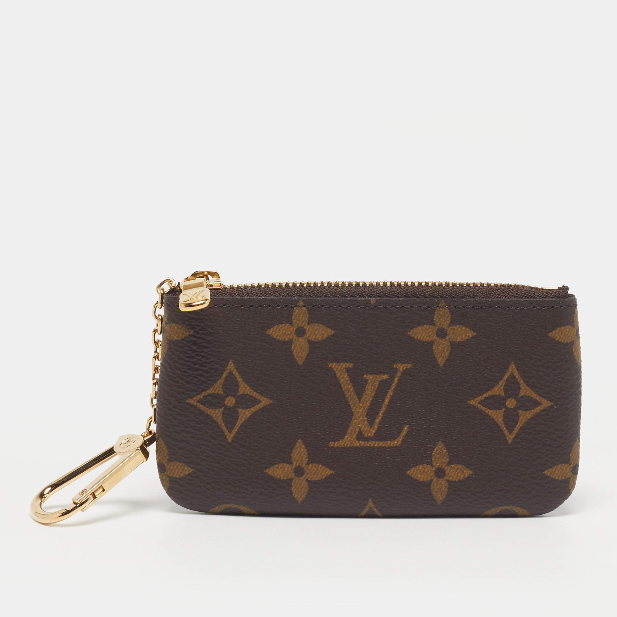 Pre Owned Louis Vuitton Key Pouch Monogram Canvas 