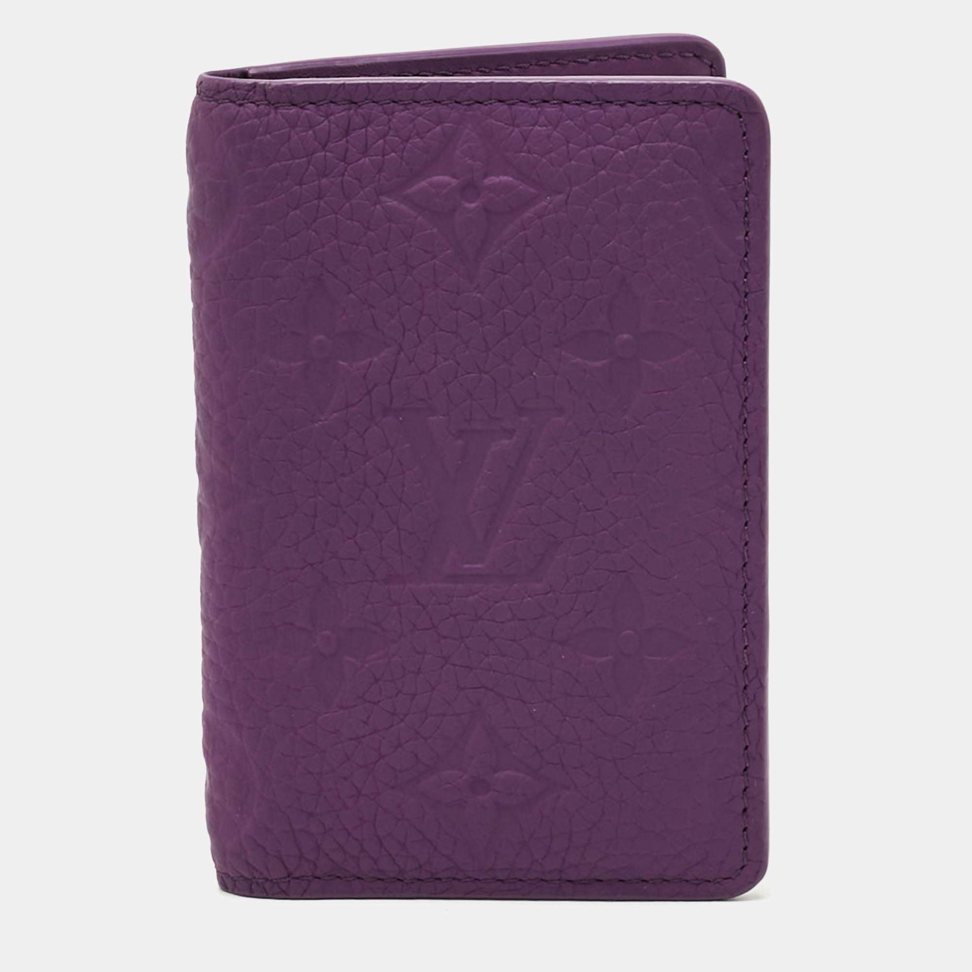 مملوكة مسبقًا Louis Vuitton Amethyste Monogram Empreinte Pocket Organizer