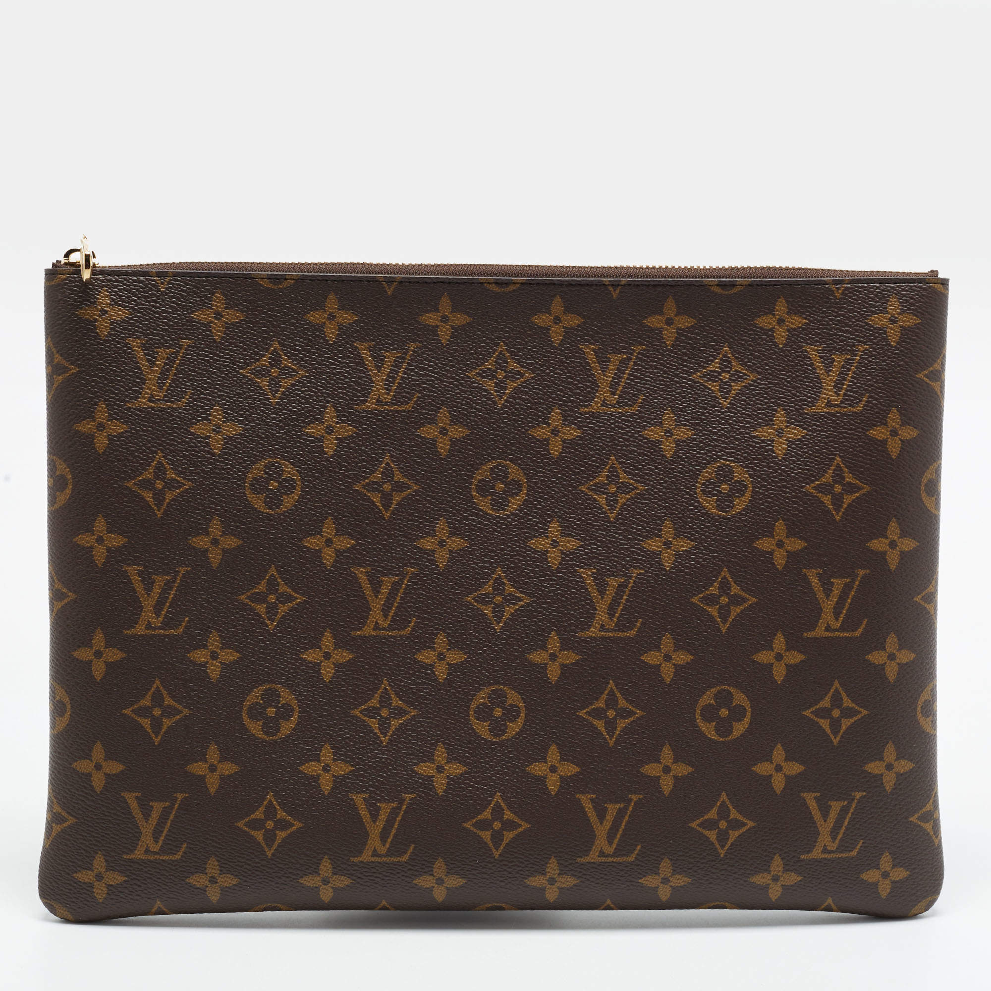 Pre Owned Louis Vuitton L Key Pouch Monogram Canvas