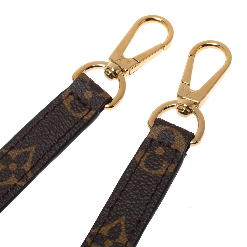 Louis Vuitton monogram shoulder strap 46.5 LV Auth 47203 Cloth
