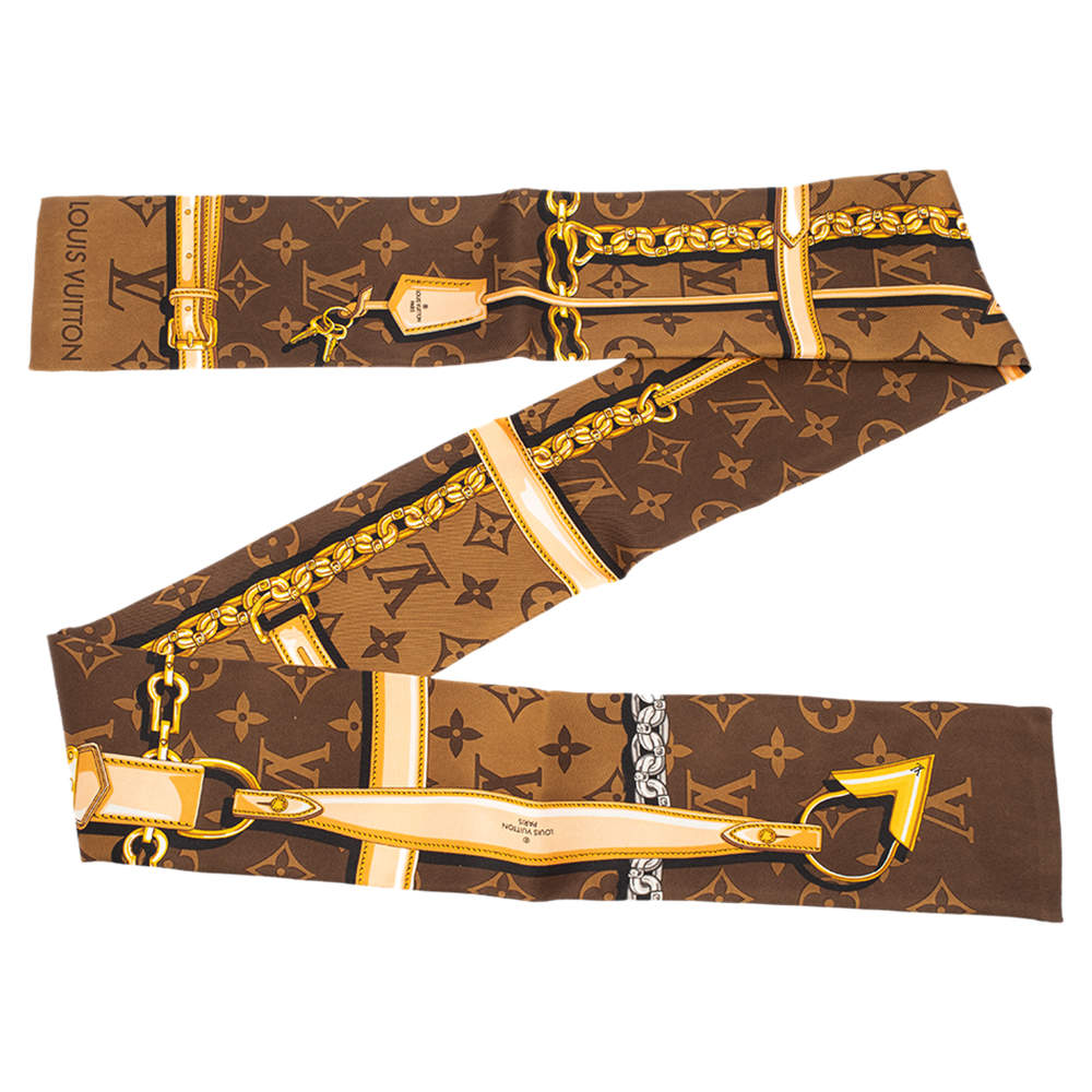 Louis Vuitton Twilley Silk Scarf Monogram Confidential Bandeau -   Finland