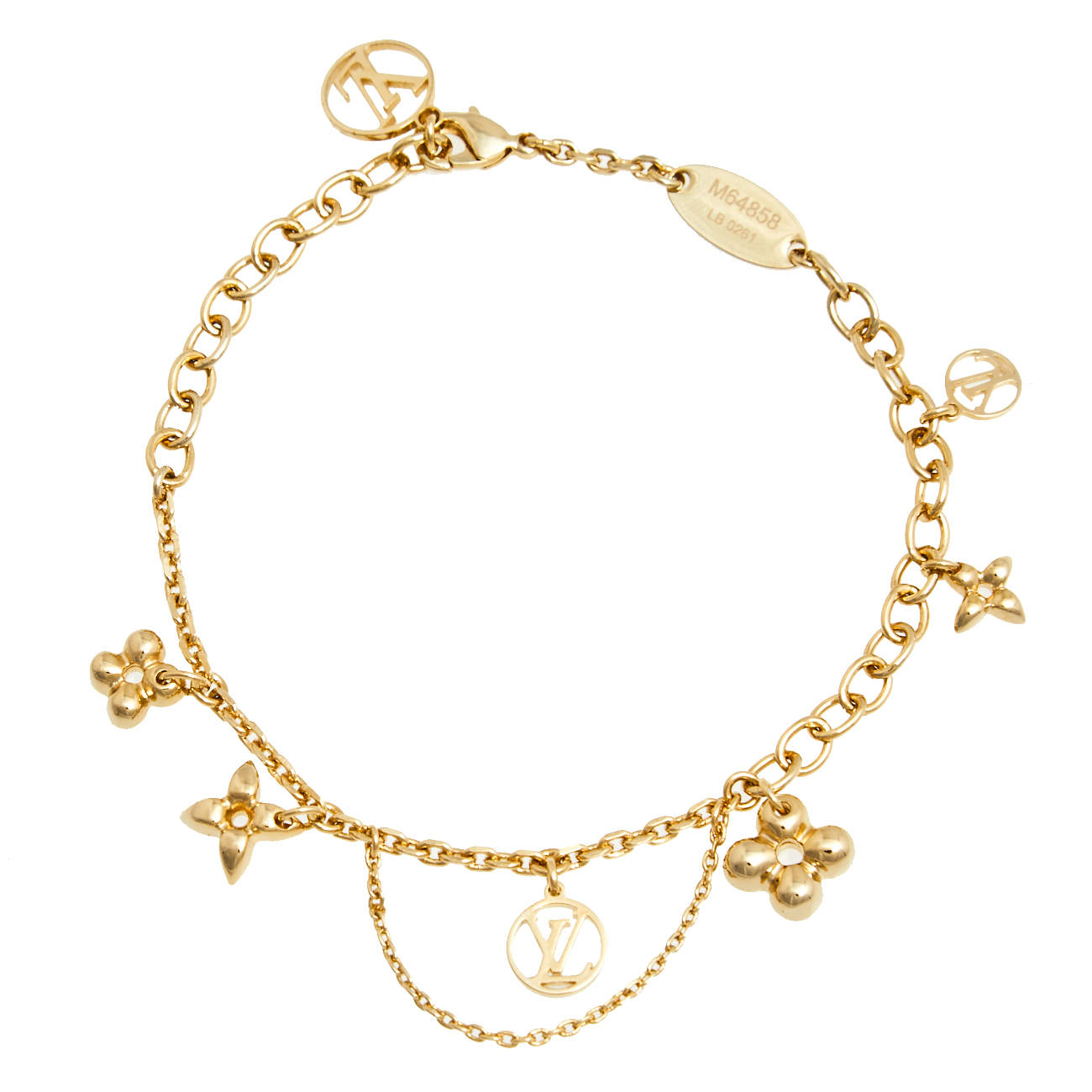 Louis Vuitton Blooming Supple Charm Bracelet