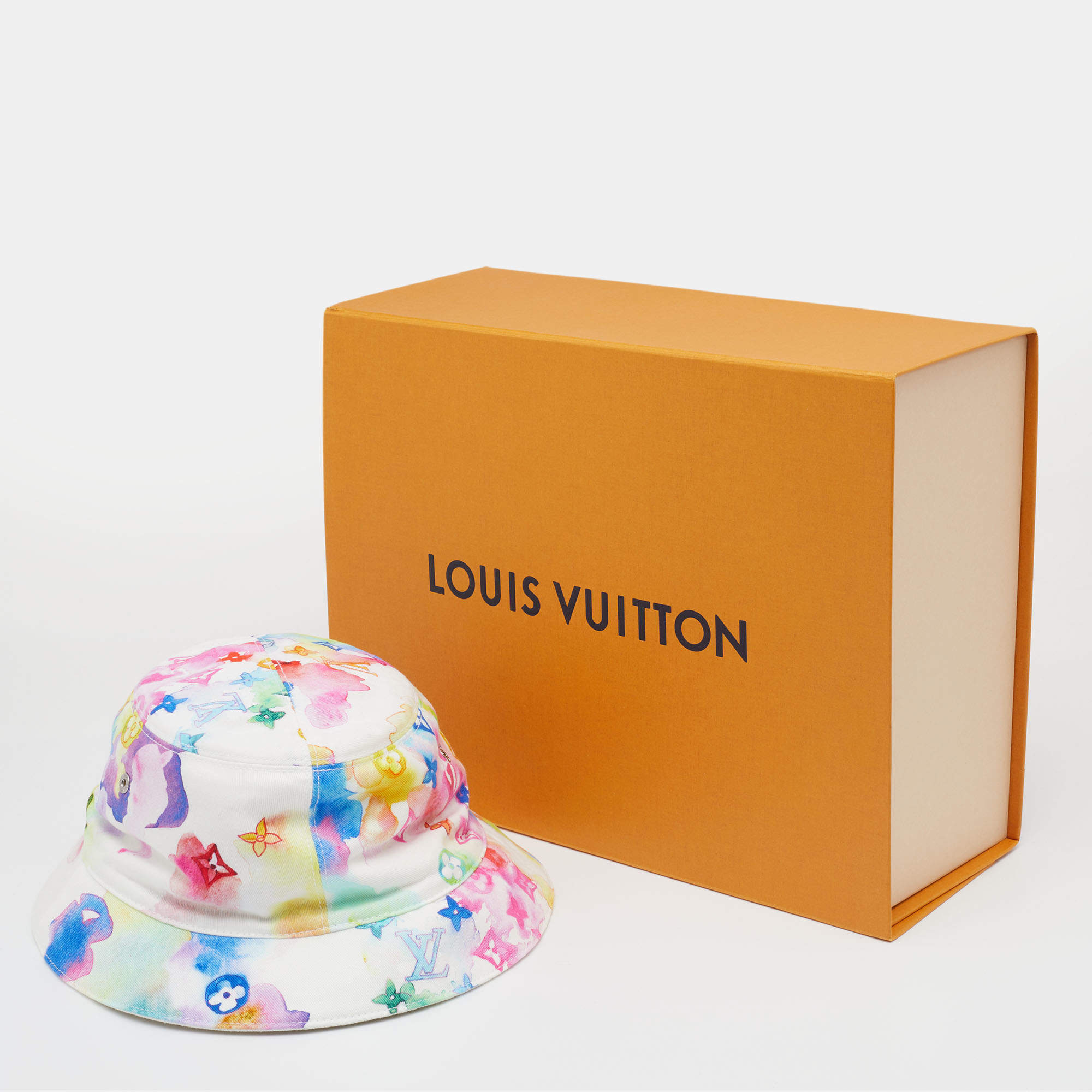 Louis Vuitton Multicolor Monogram Watercolor Cotton Reversible Bucket Hat  Size 58 Louis Vuitton | The Luxury Closet