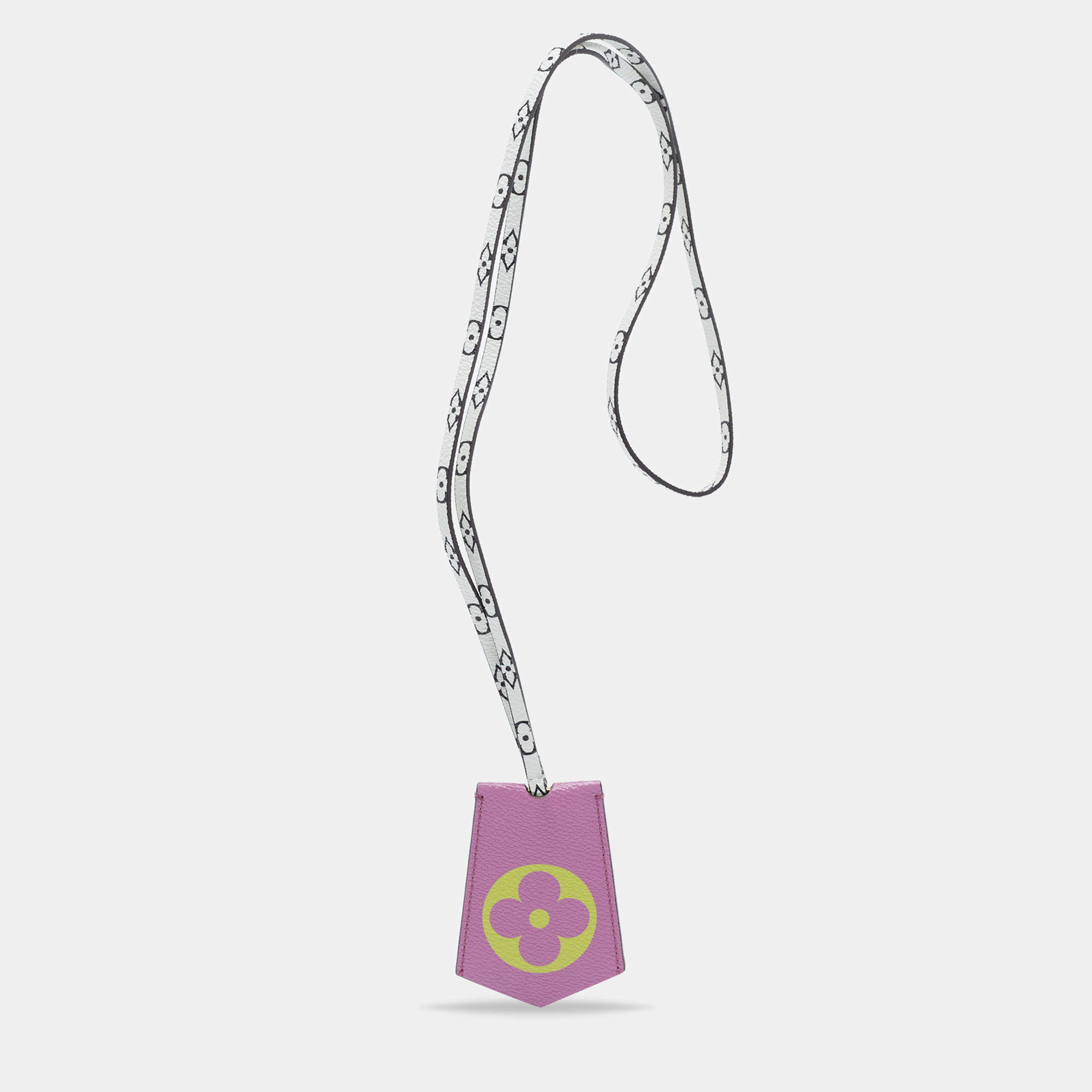 Pre Owned Louis Vuitton Pink/Lilac Reverse Monogram Giant Oversize Key Case Holder