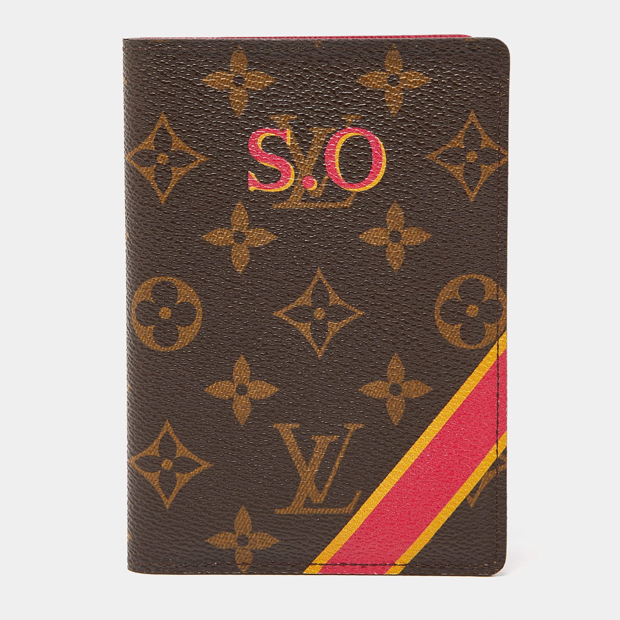 Pre Owned Louis Vuitton Monogram Canvas My LV Heritage Passport Cover