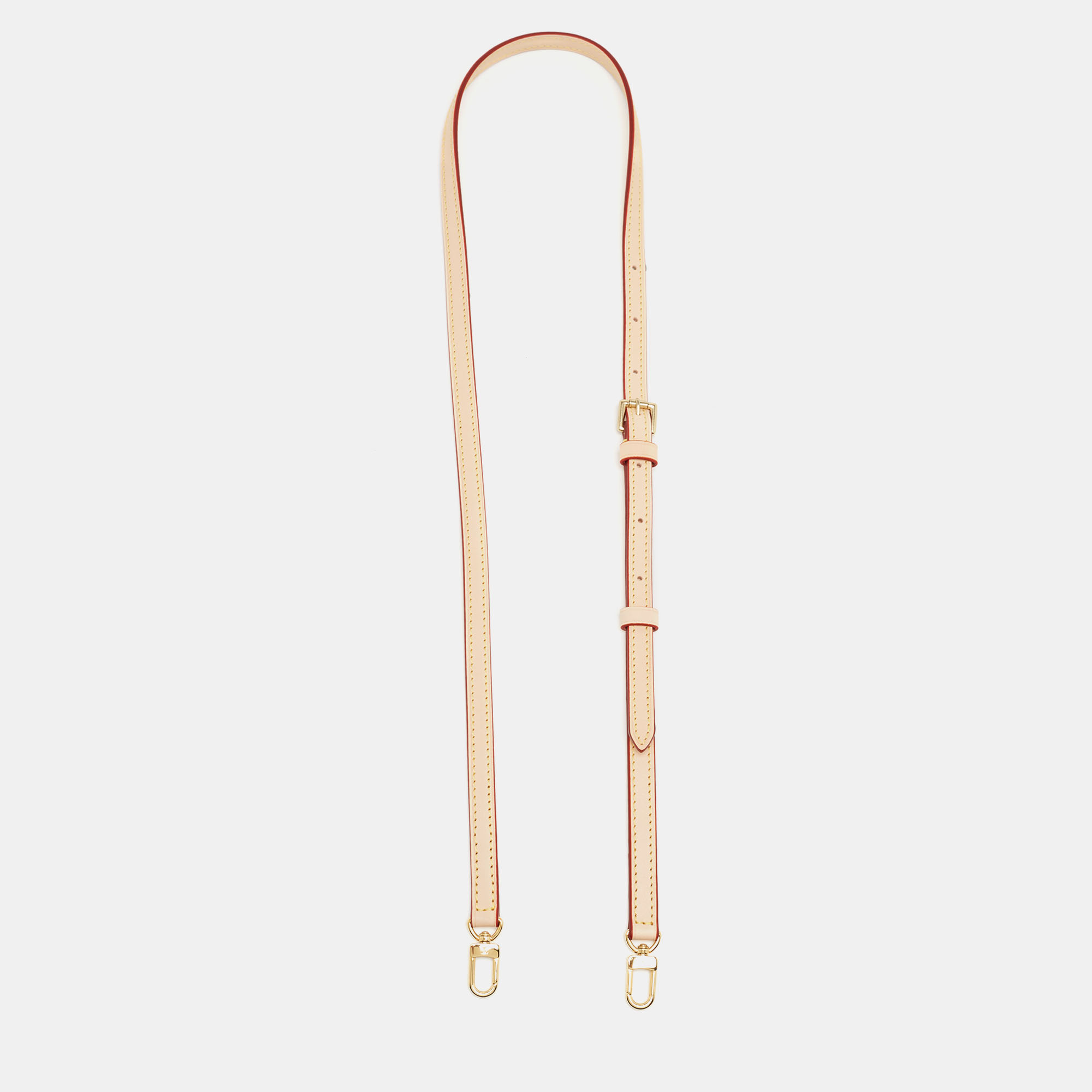Louis Vuitton Beige Leather Adjustable Shoulder Bag Strap