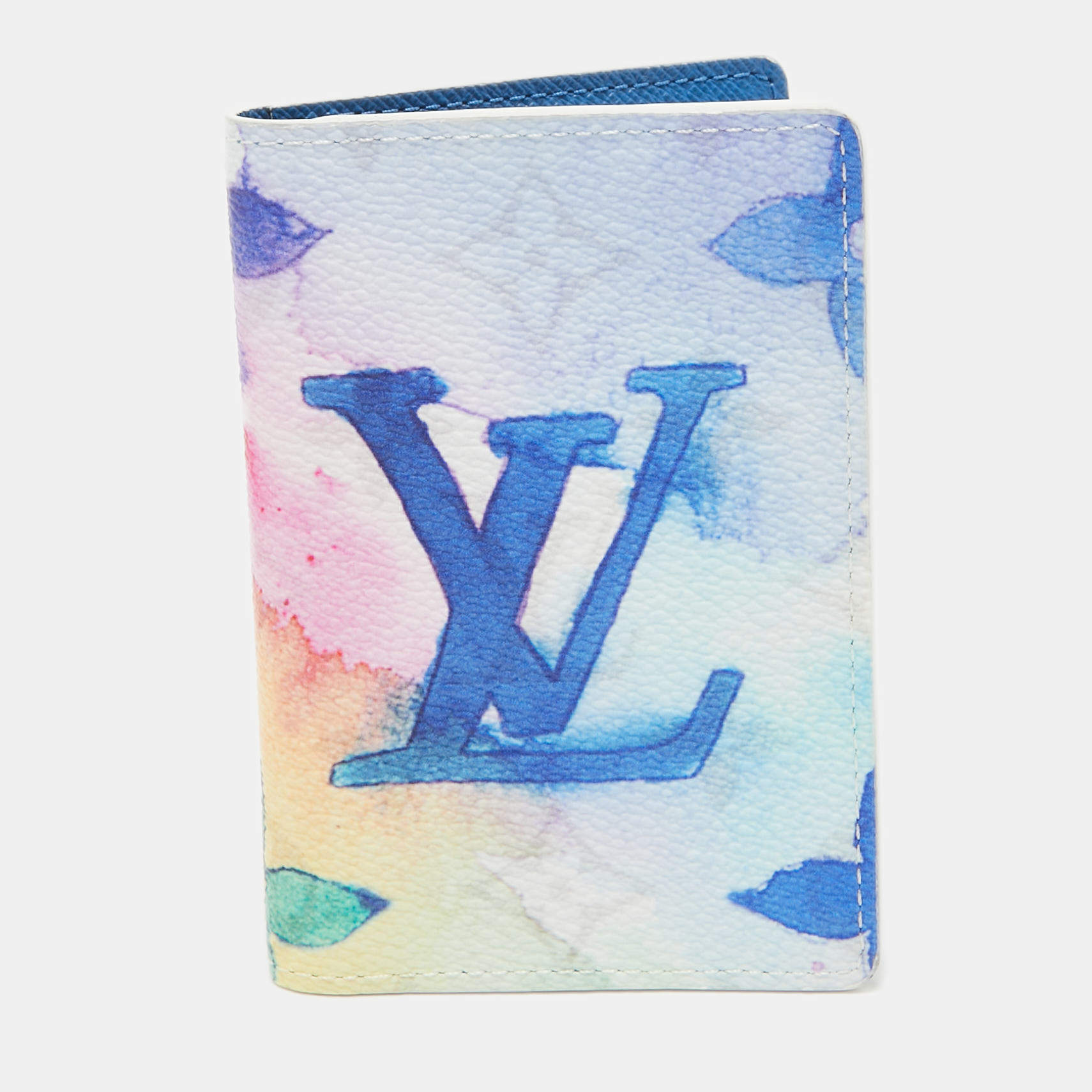 Pre Owned Louis Vuitton Monogram Watercolor Canvas Pocket Organizer