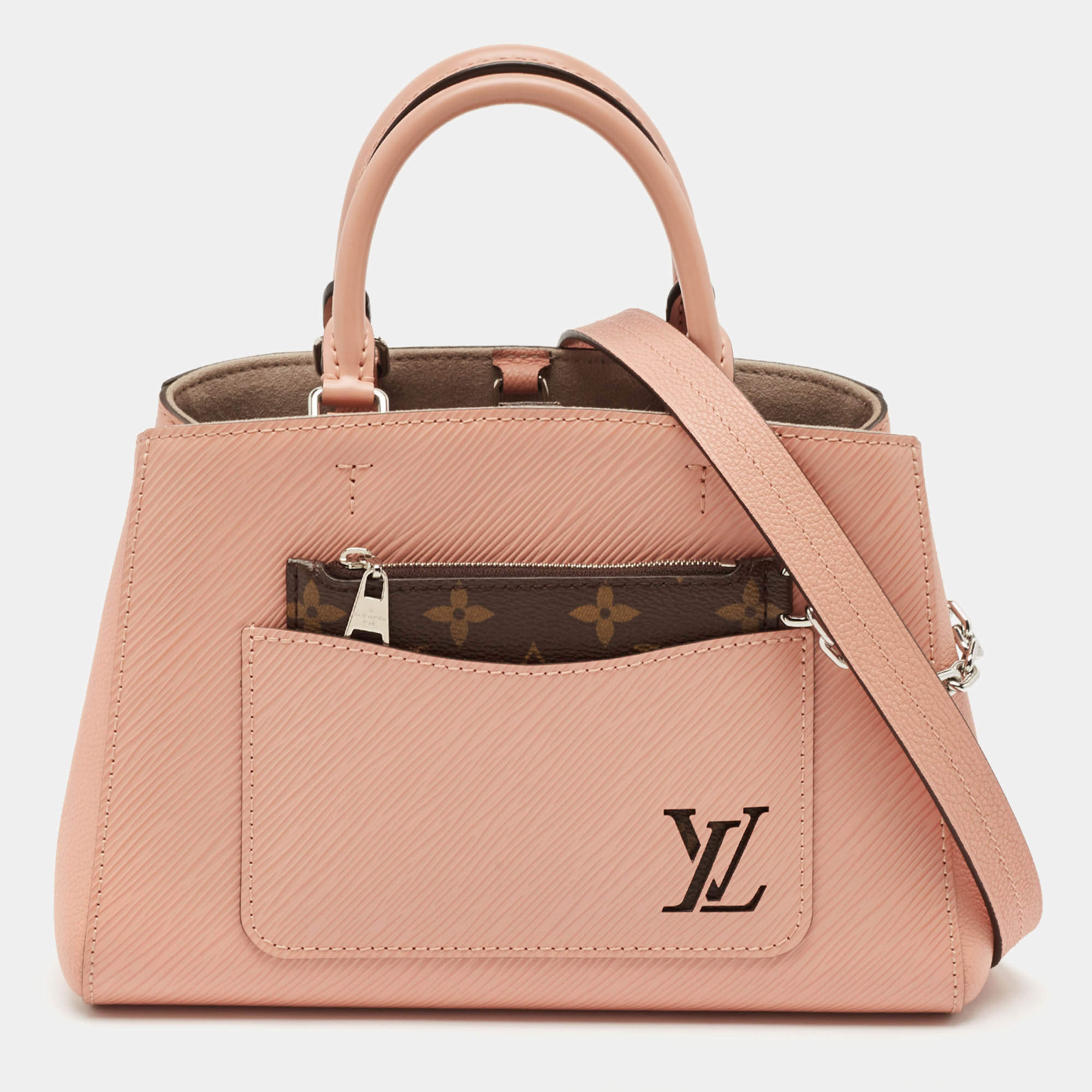 Louis Vuitton Rose Trianon Epi Leather Marelle BB Tote Bag
