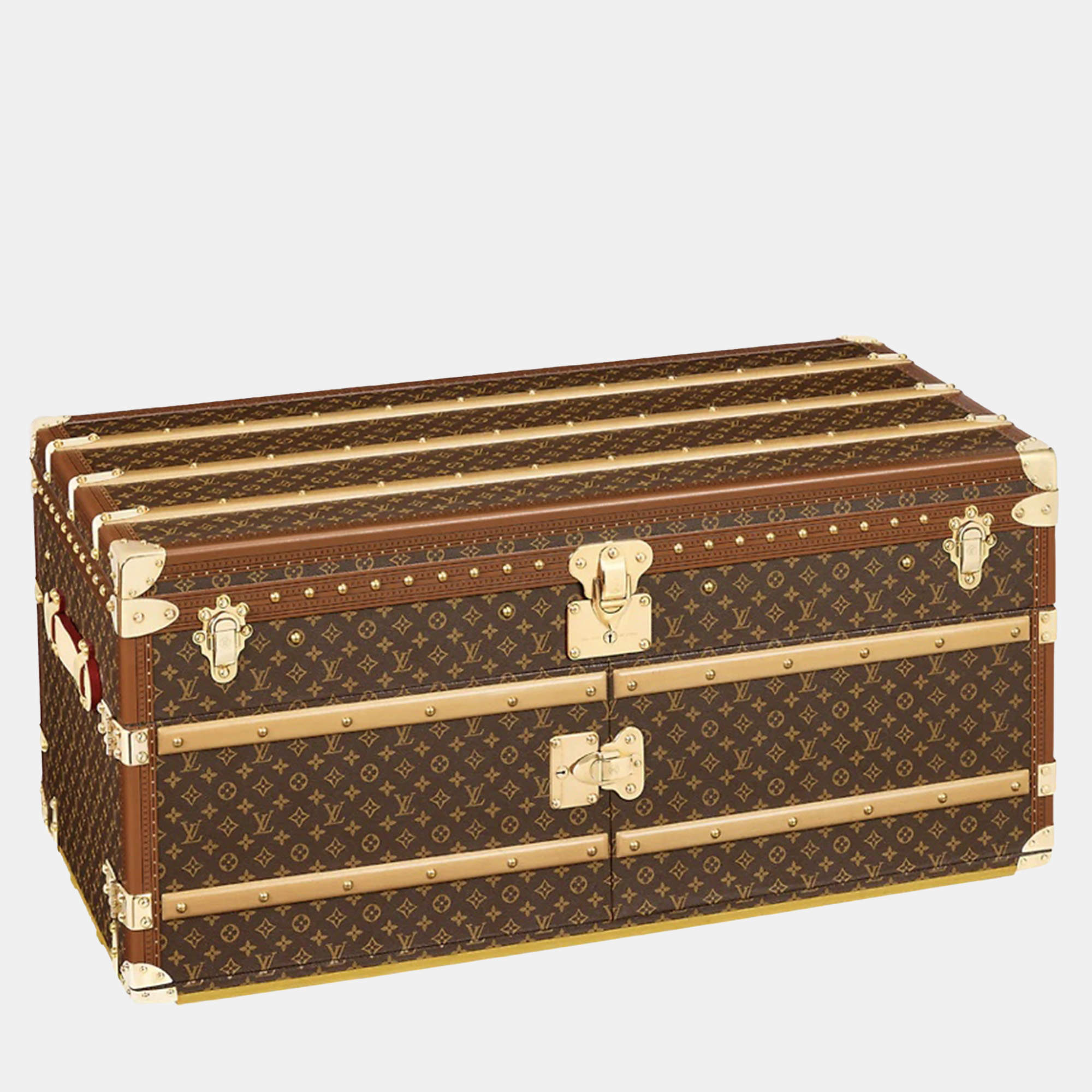 Louis Vuitton Courrier Lozine 110 Hard Trunk Monogram Canvas