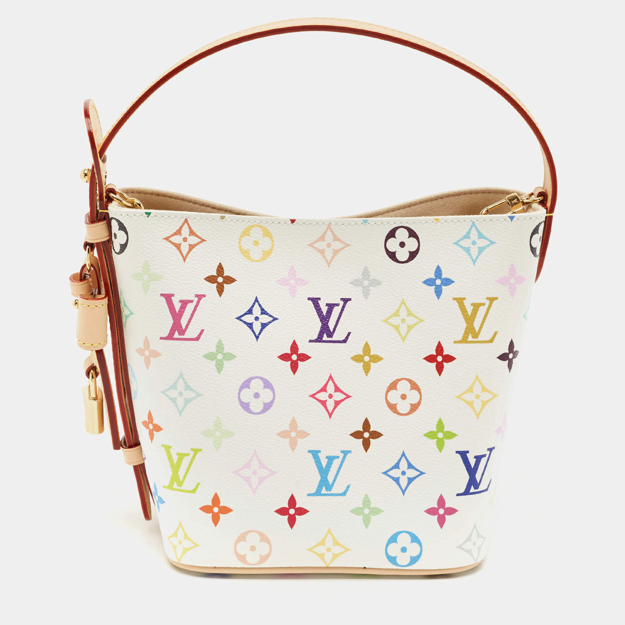 Louis Vuitton x Takashi Murakami Multicolore Monogram Canvas All In BB Bag