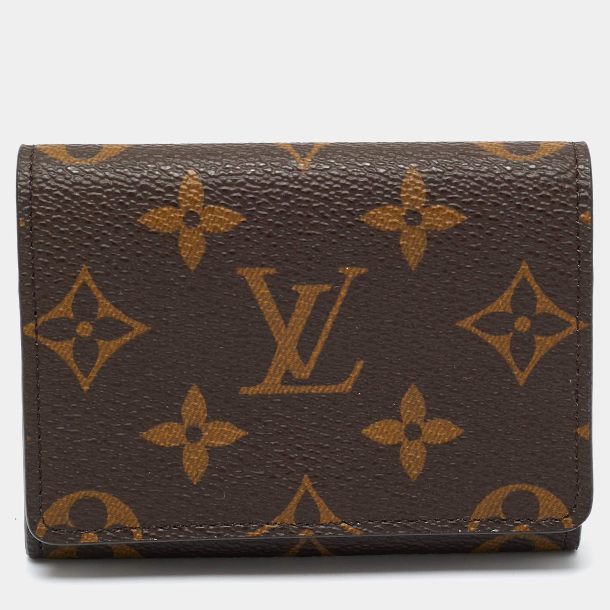 مملوكة مسبقًا Louis Vuitton Monogram Canvas Envelope Business Card Holder