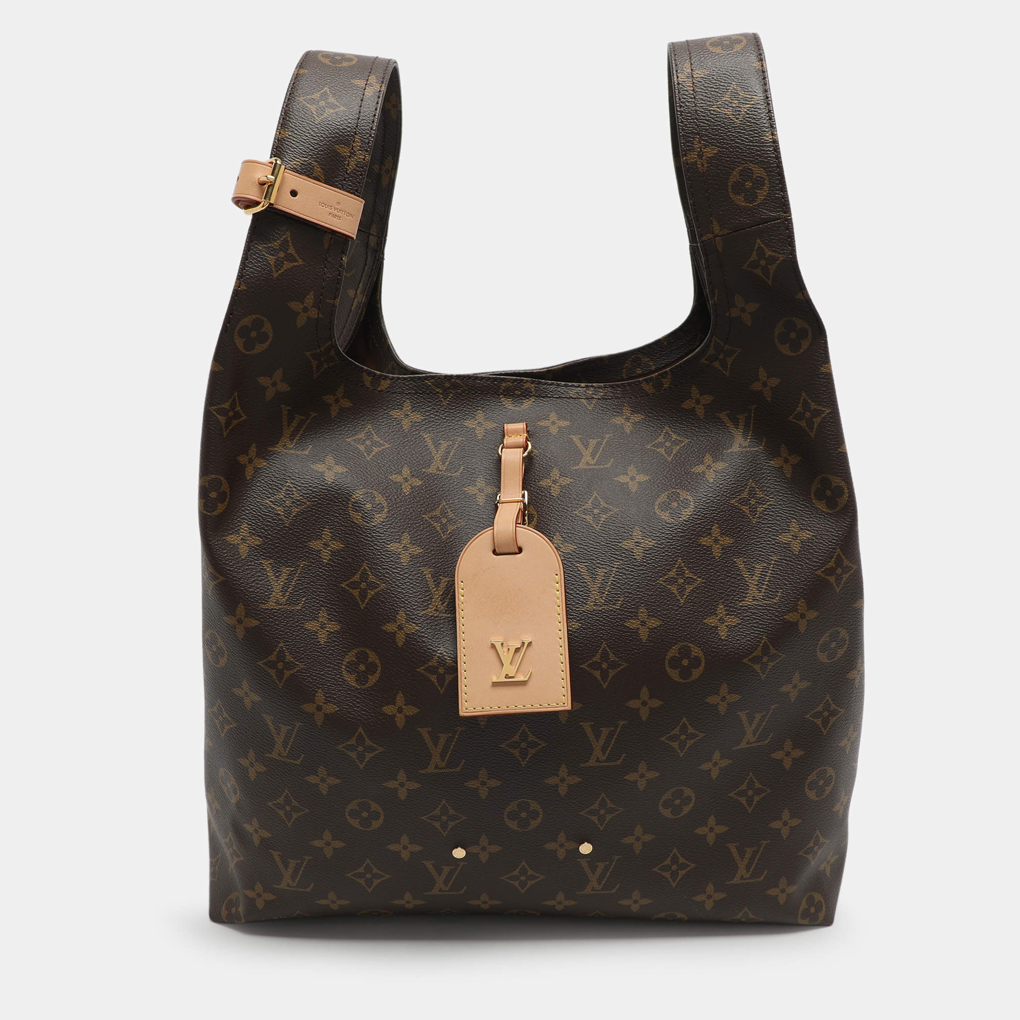 Pre Owned Louis Vuitton Atlantis GM Monogram Canvas Hobo