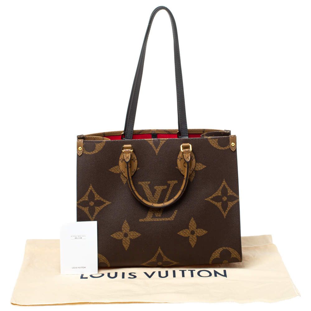 Louis Vuitton Reverse Monogram Canvas Giant Onthego MM Bag at 1stDibs