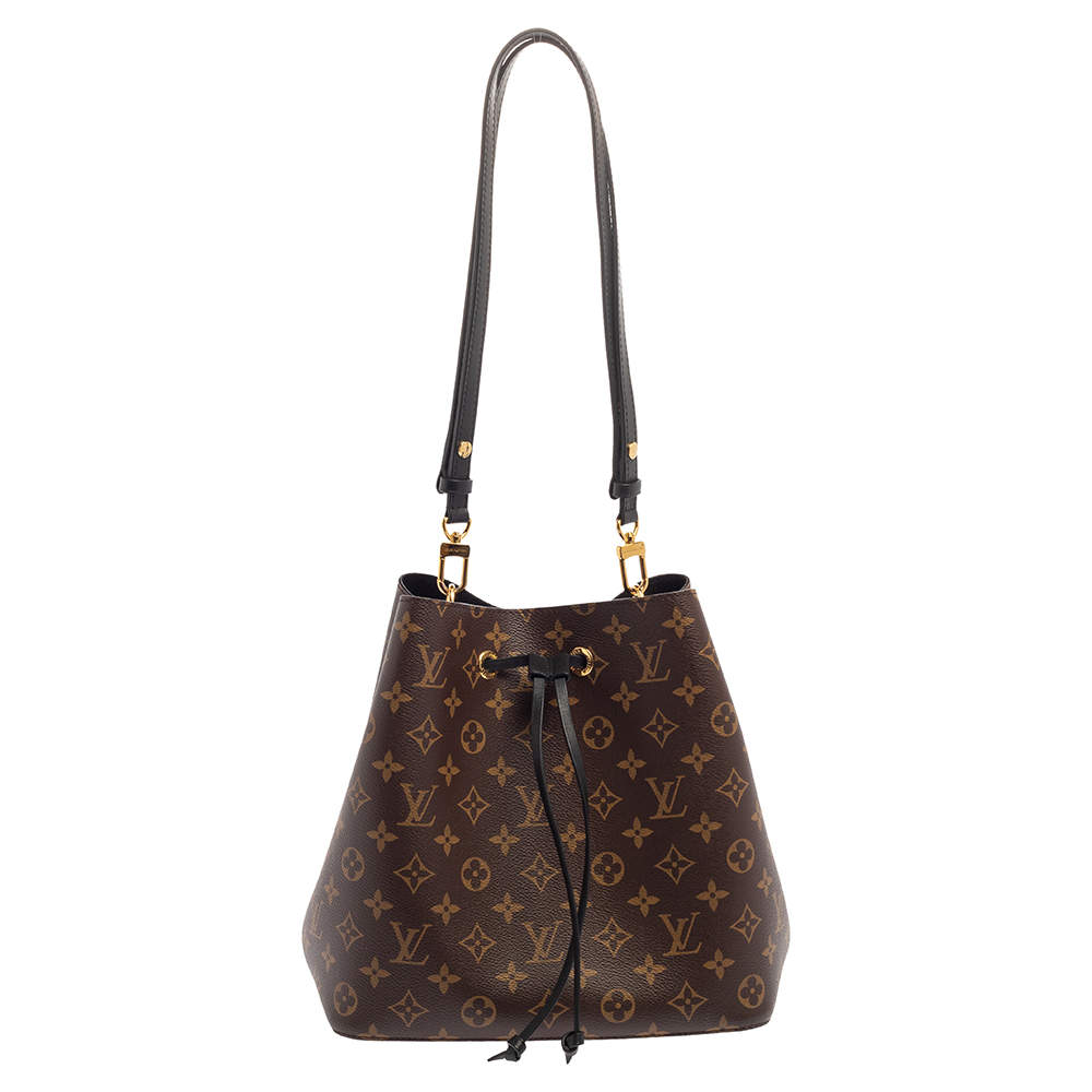 Luxury Monogram Canvas and Leather Handbag Neonoe