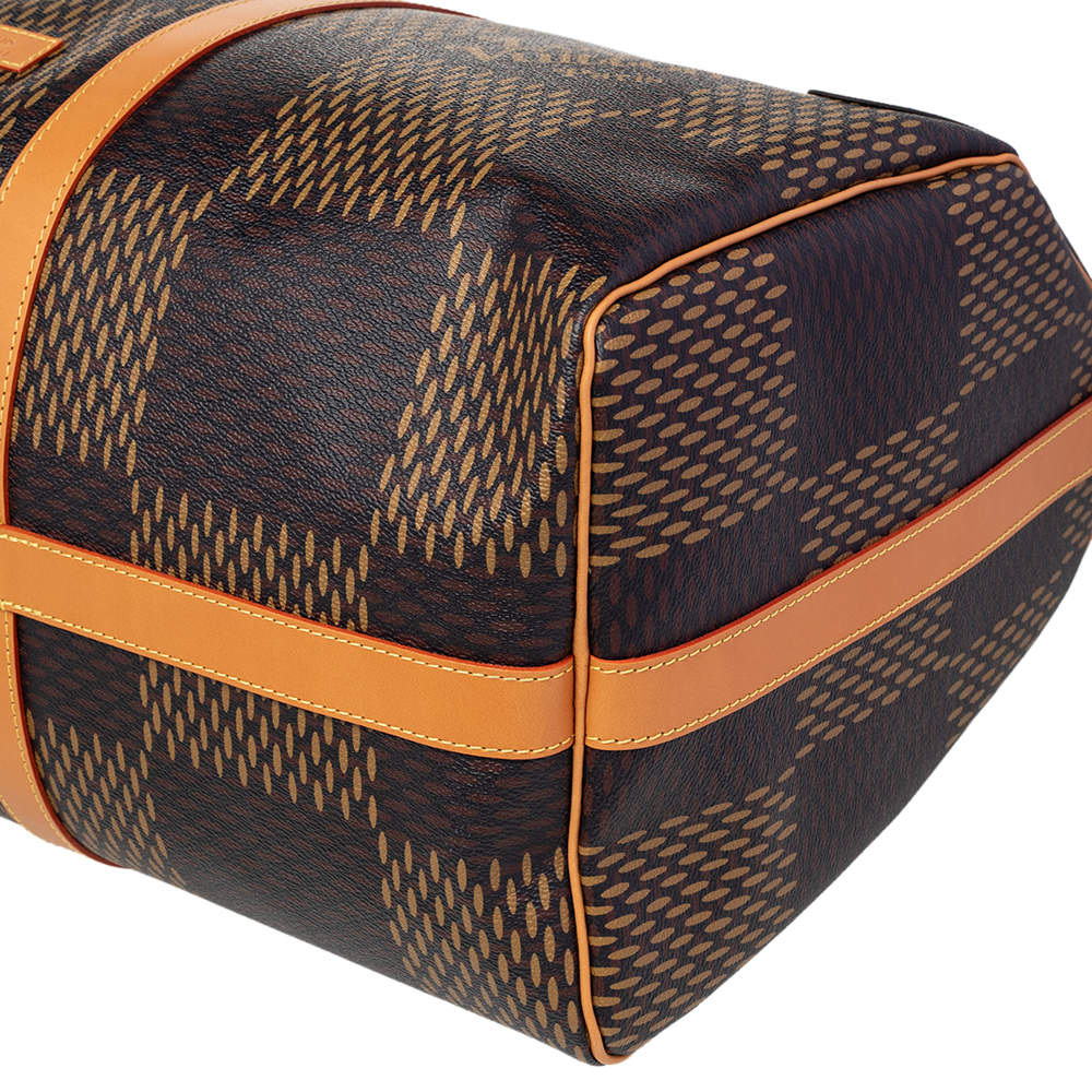 Louis Vuitton X Nigo Giant Damier Ebene Monogram Keepall Bandouliere -  Brown Weekenders, Bags - LOU664855