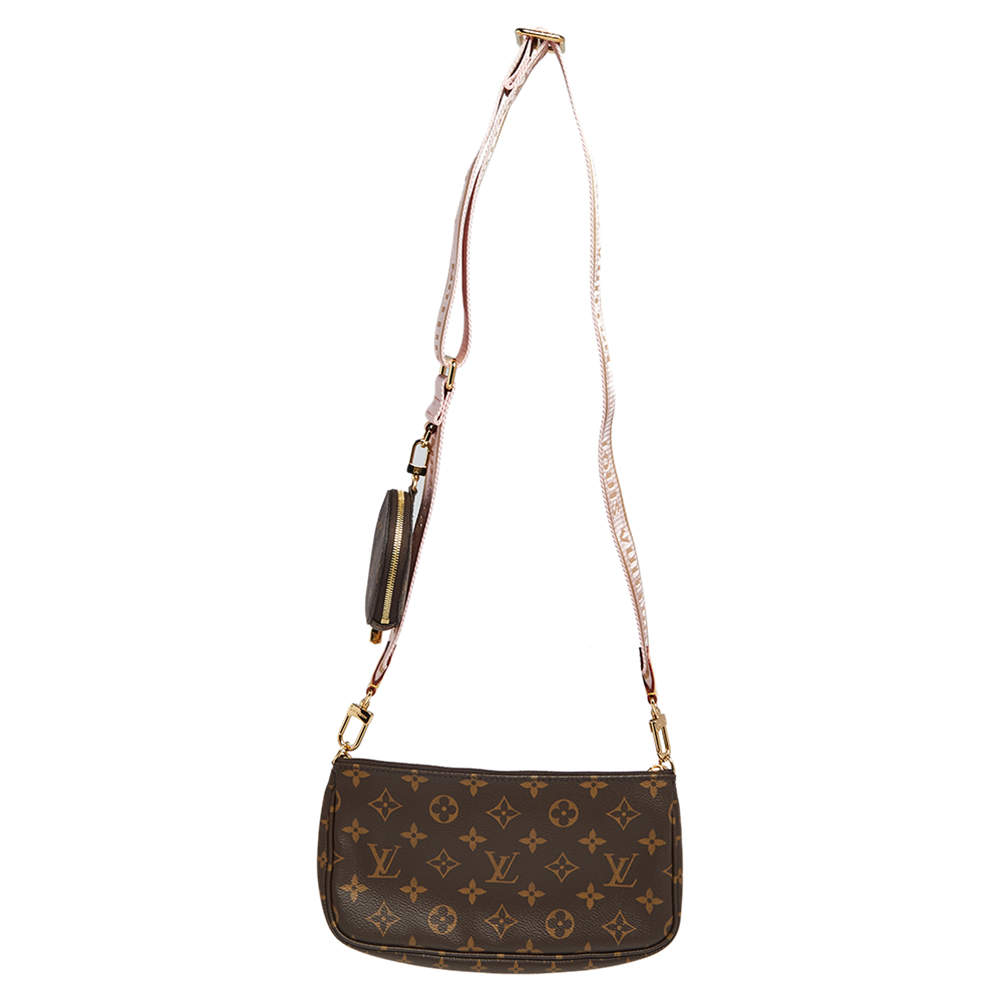 Louis Vuitton Pochette Accessories Monogram in Coated Canvas with Gold-tone  - US