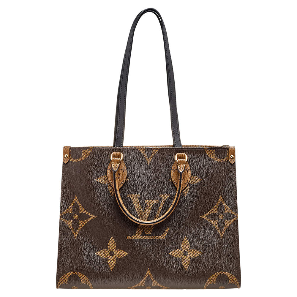 Pre Owned Louis Vuitton Reverse Monogram Canvas Giant Onthego MM Bag
