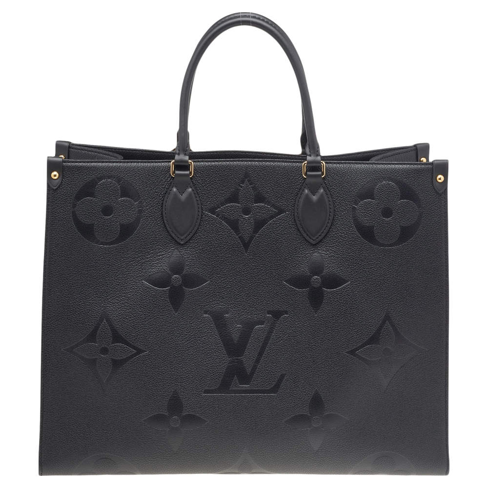 Louis Vuitton Black Monogram Empreinte Onthego Gm Leather ref.929175 - Joli  Closet