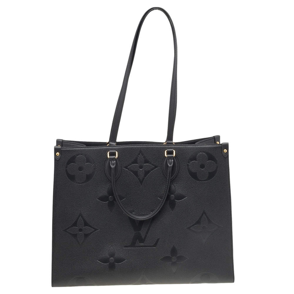 Louis Vuitton Onthego GM Monogram Empreinte Leather Black with Gold  Hardware 2019 - BoutiQi Bags