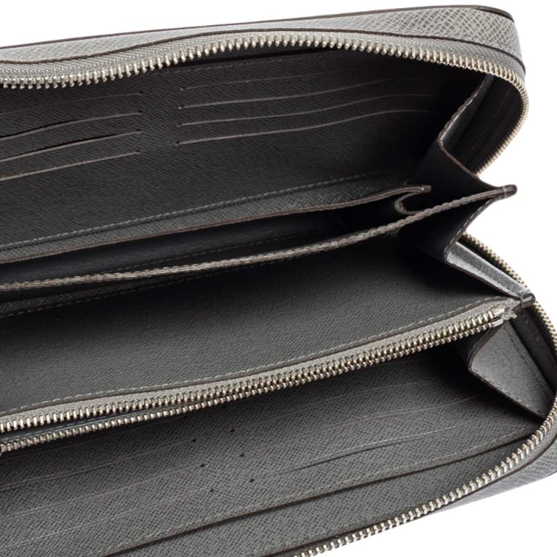 Louis Vuitton Ardoise Taiga Leather Zippy XL Wallet - Yoogi's Closet