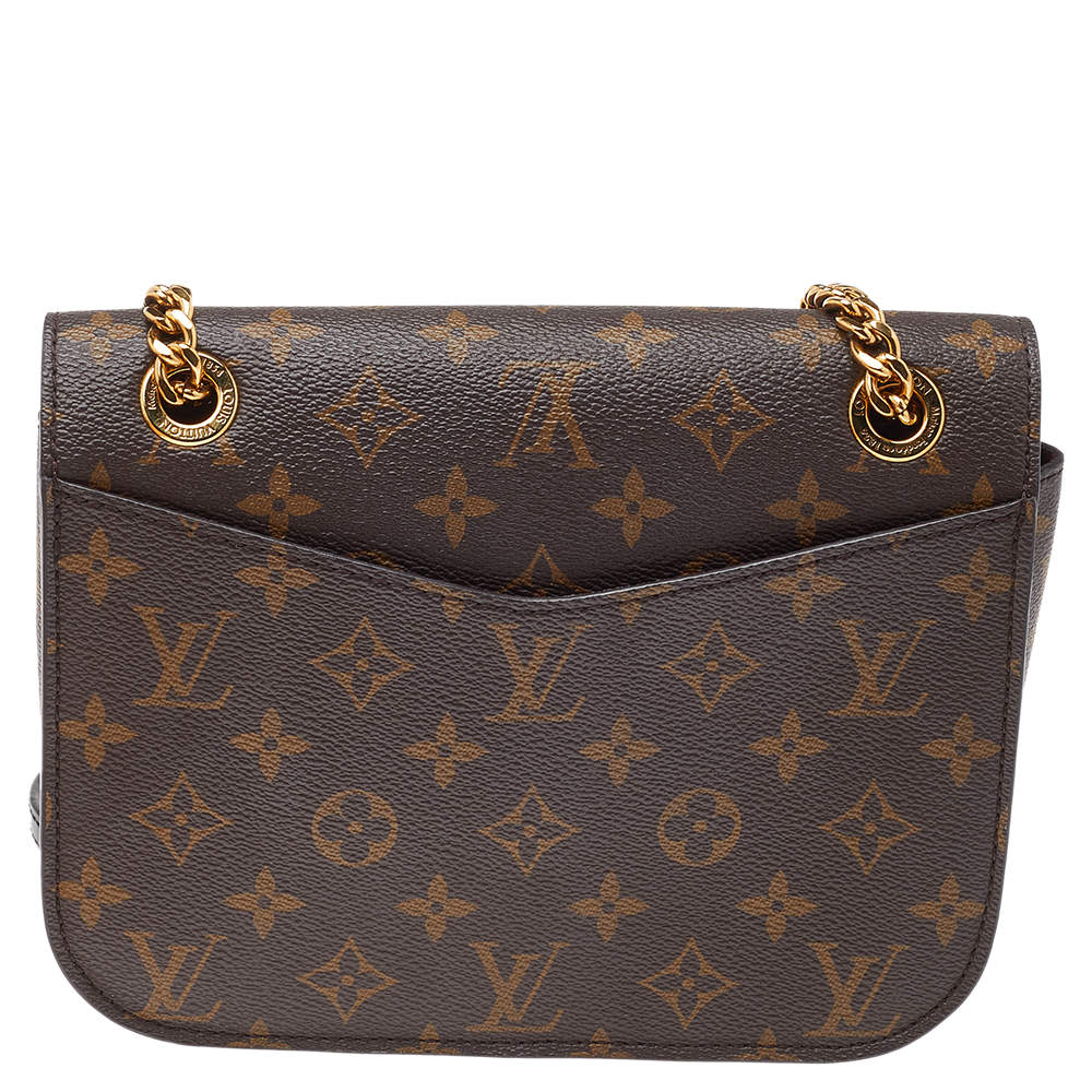 Louis Vuitton Passy Handbag Monogram Canvas Brown 2113321