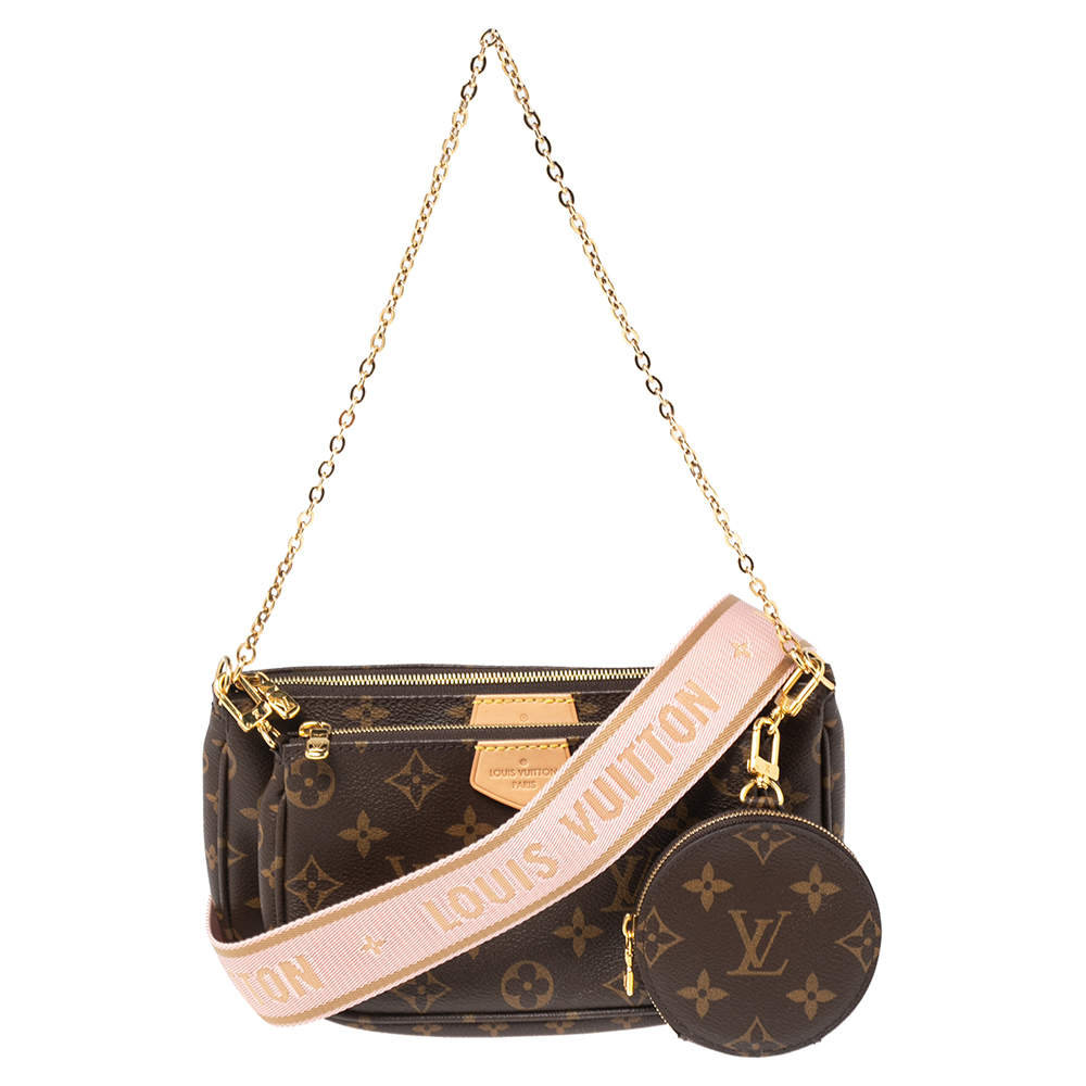 Louis Vuitton Monogram Canvas Accessories Pochette Bag w/ Long Strap -  Yoogi's Closet