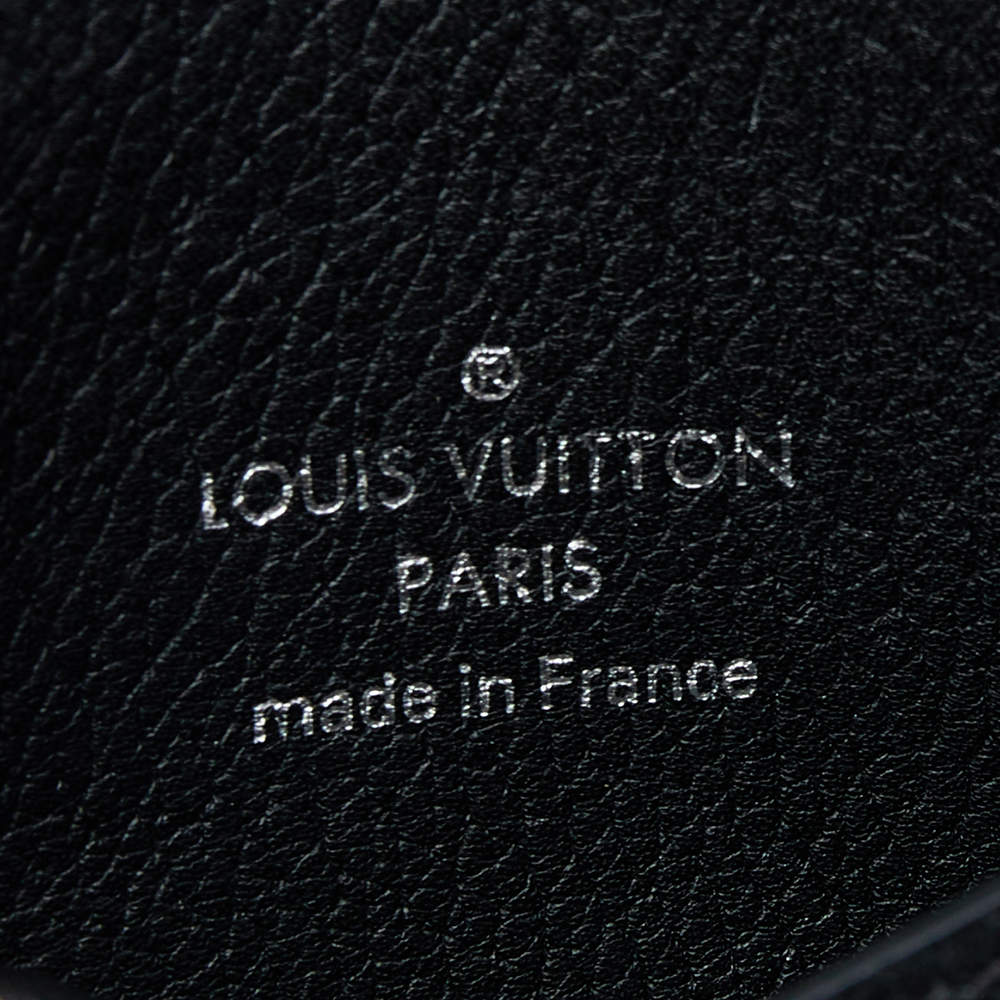 Louis Vuitton M62081 Portefeuille Lock Me 2 Compact Wallet Black