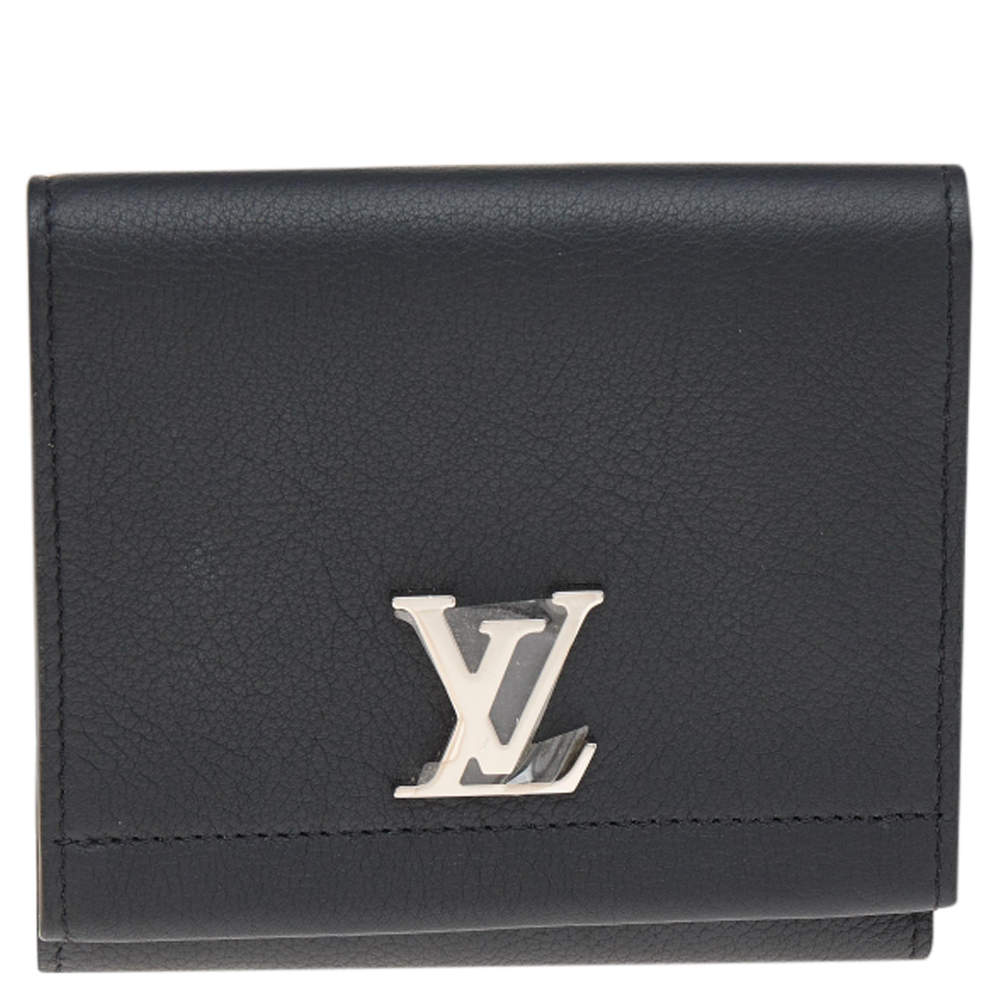 Lockme leather wallet Louis Vuitton Black in Leather - 26496582