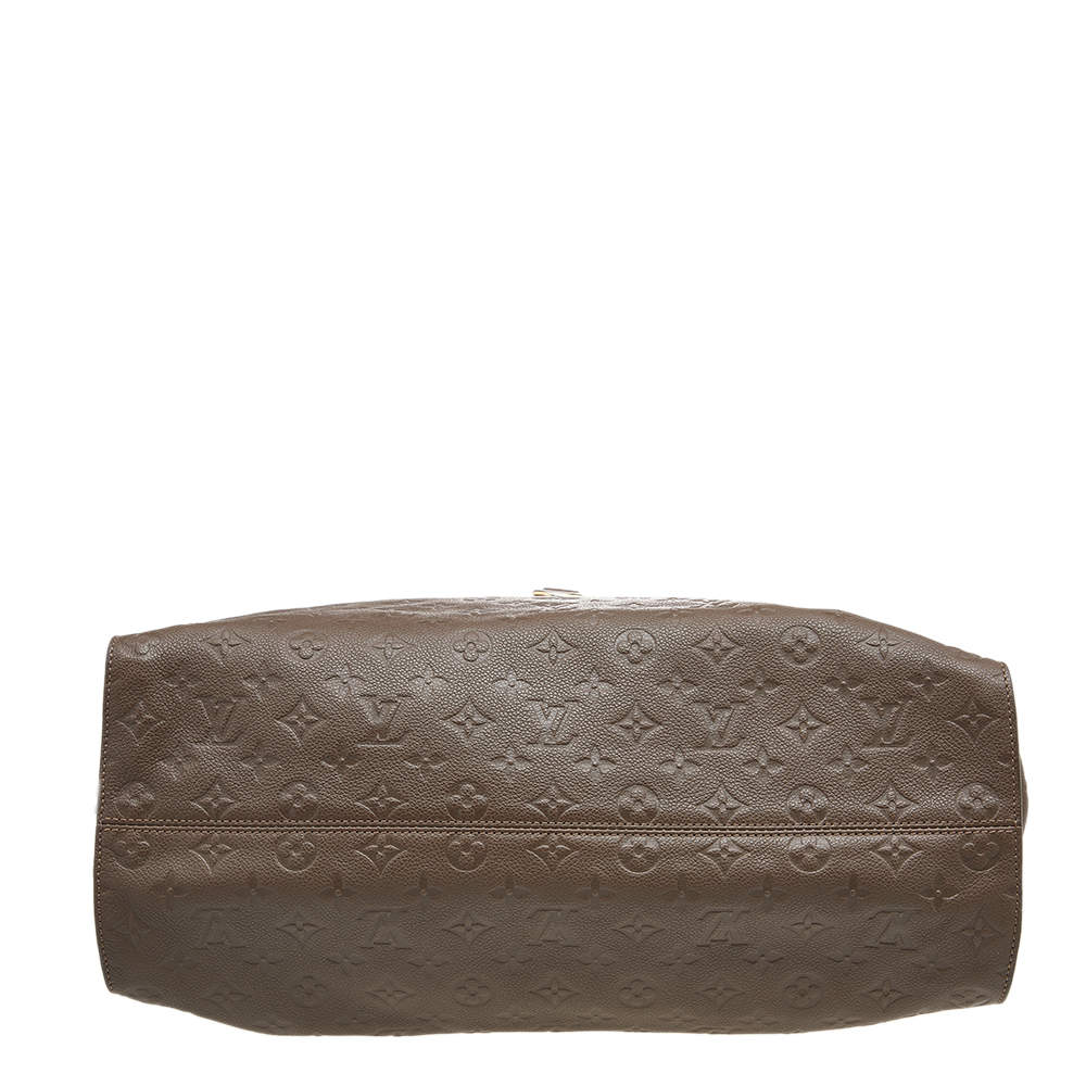 Louis Vuitton Bronze Monogram Empreinte Leather Lumineuse GM Bag at 1stDibs