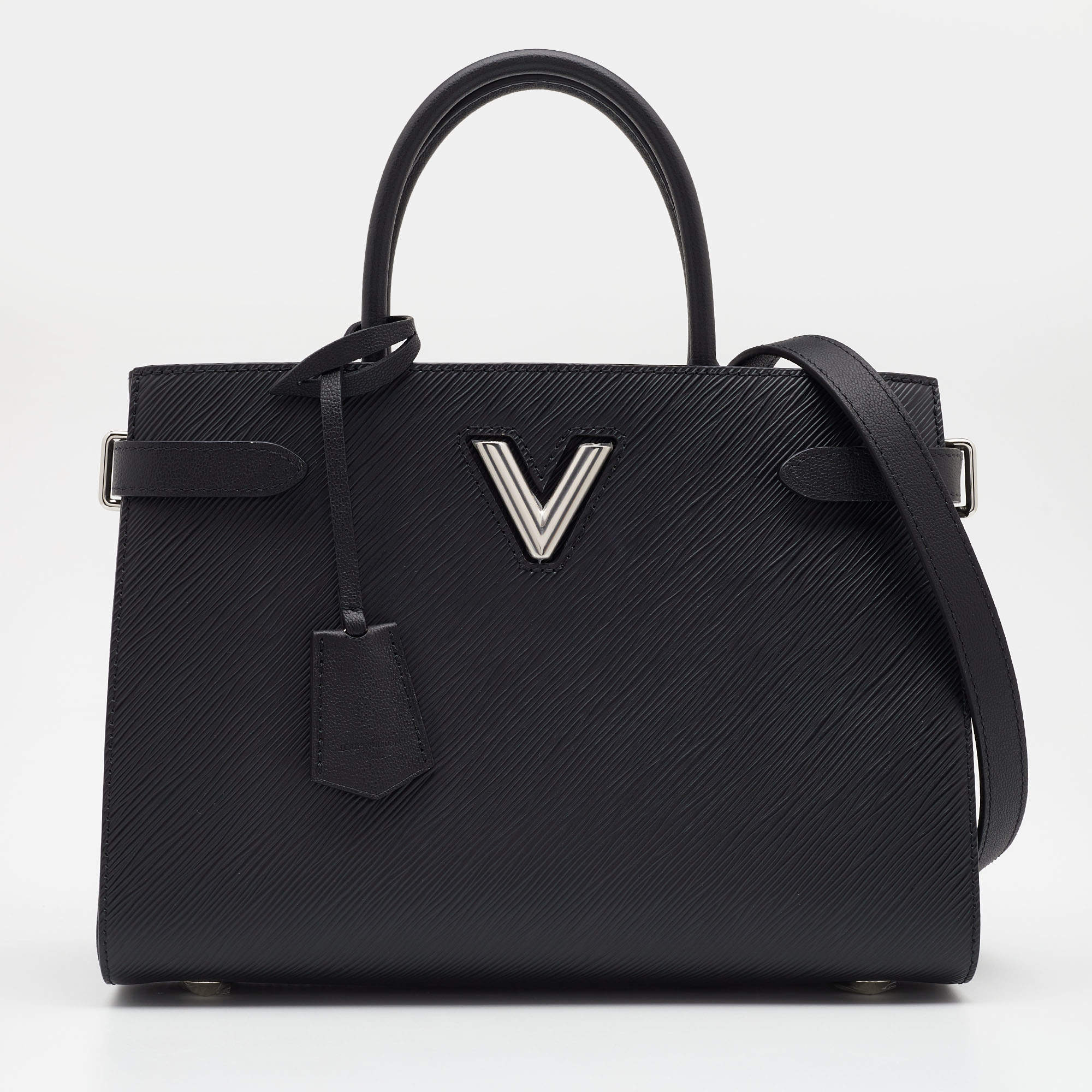 مملوكة مسبقًا Louis Vuitton Black Epi Leather Twist Tote Bag