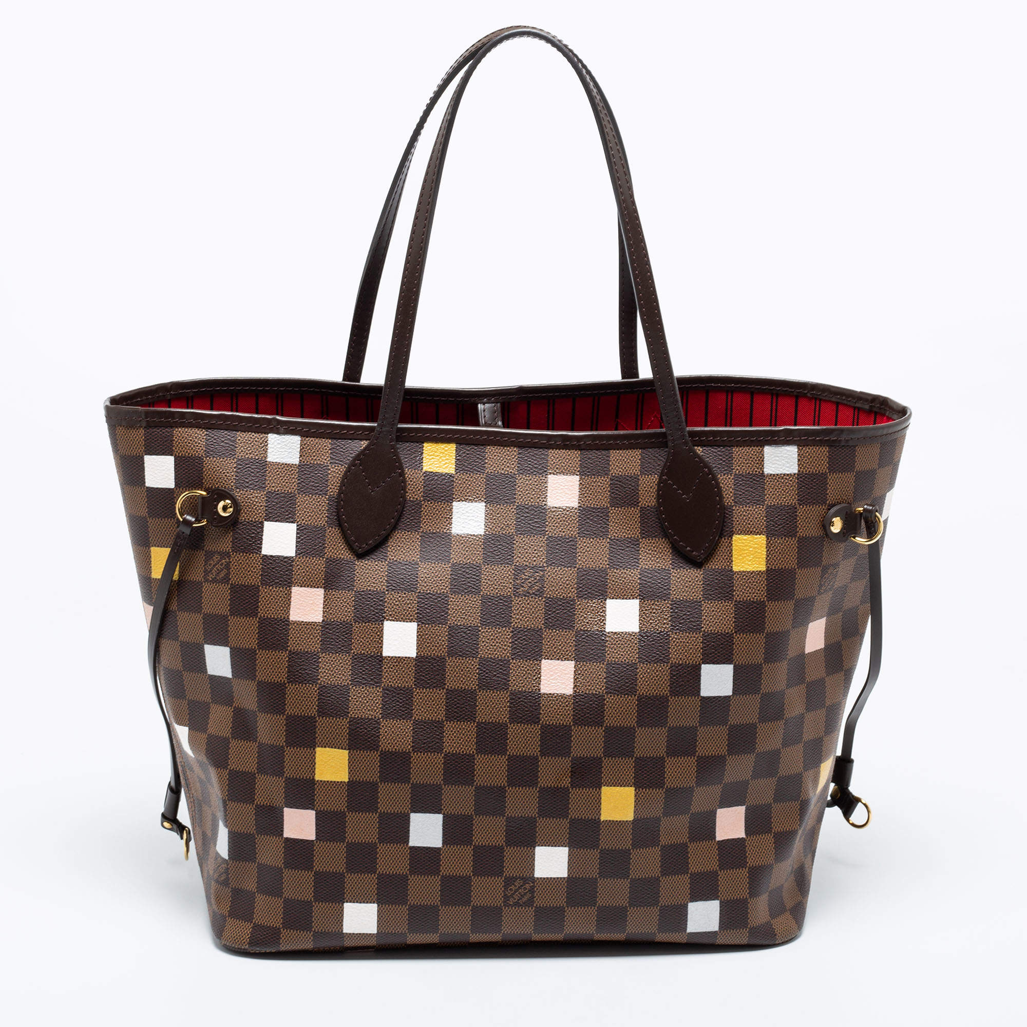 Louis Vuitton Damier Ebene Canvas Tara Martin Edition Neverfull MM Bag