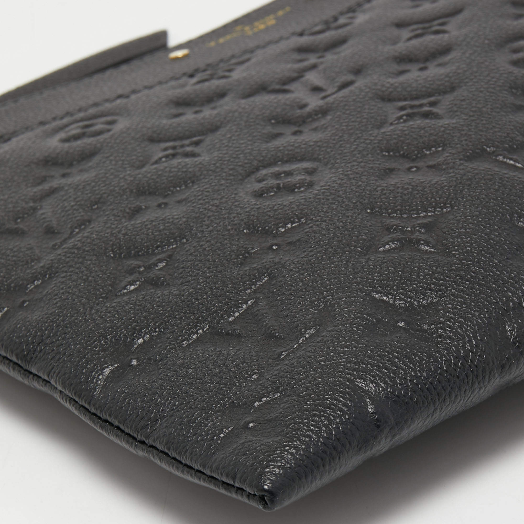 Louis Vuitton Black Monogram Empreinte Leather Daily Pouch Louis Vuitton