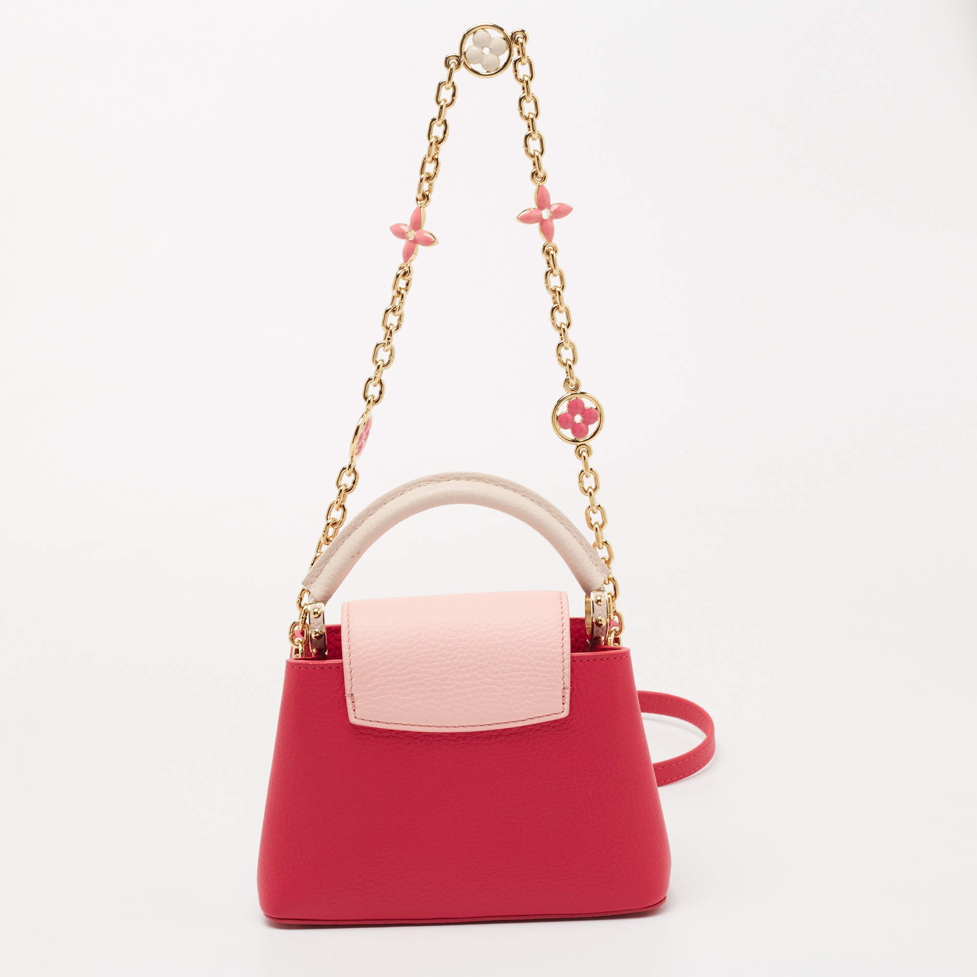 Louis Vuitton Rose Pondichéry Pink/Coquille/Fresh Pink Taurillon Leather  Capucines Mini Bag Louis Vuitton | The Luxury Closet