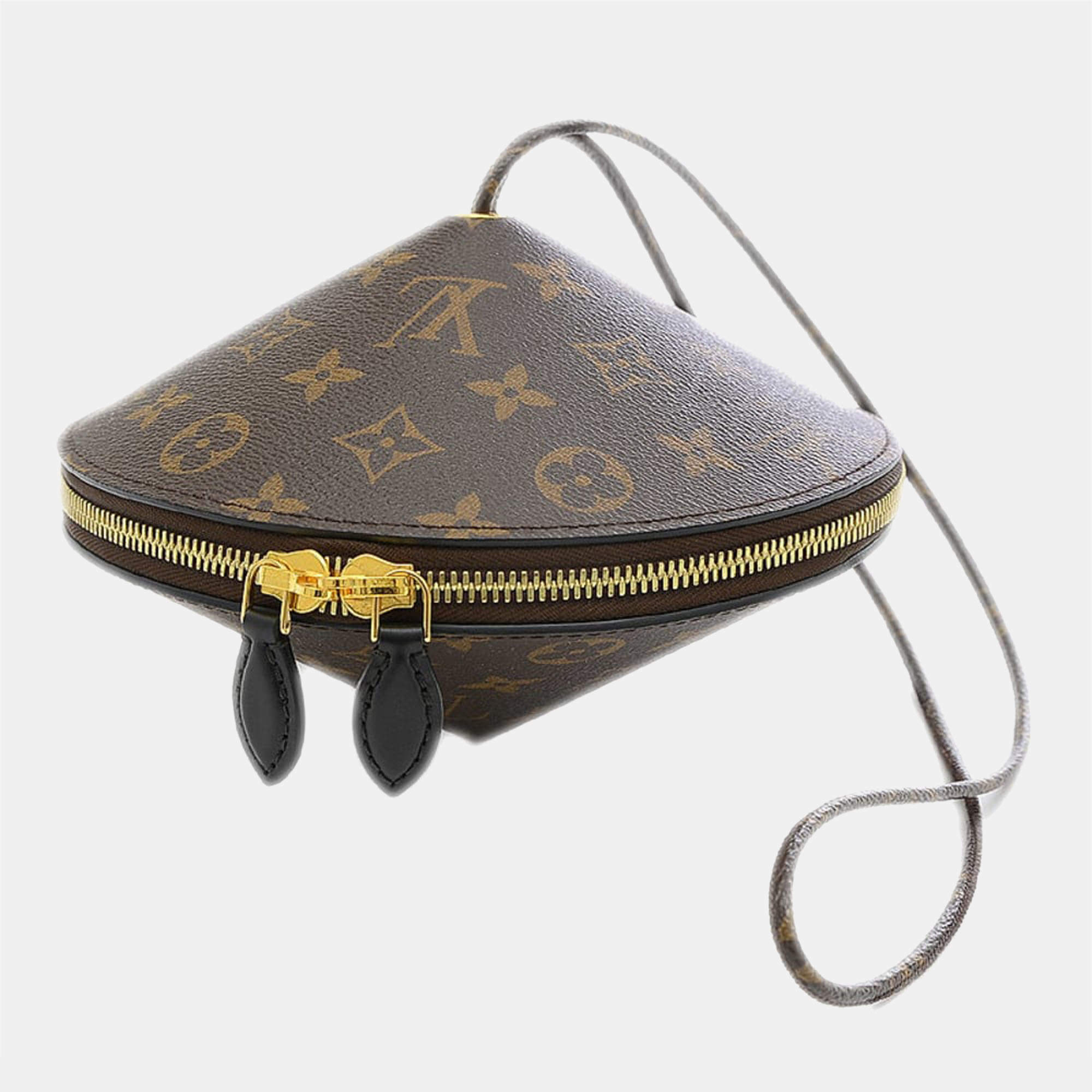 Louis Vuitton Toupie UFO handbag Brown Beige Cloth ref.619973 - Joli Closet