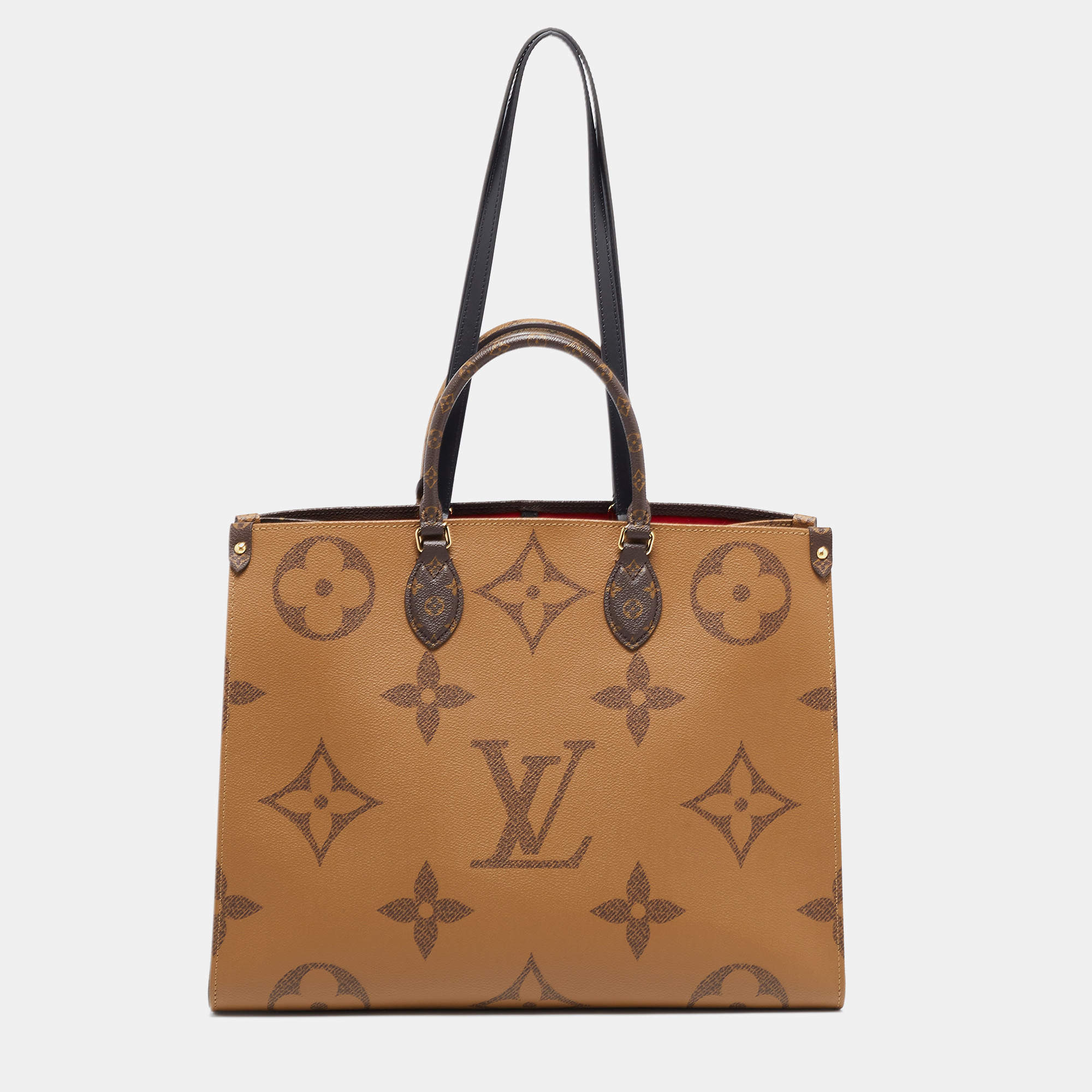 Louis Vuitton Monogram Reverse Giant Canvas OnTheGo GM Bag For