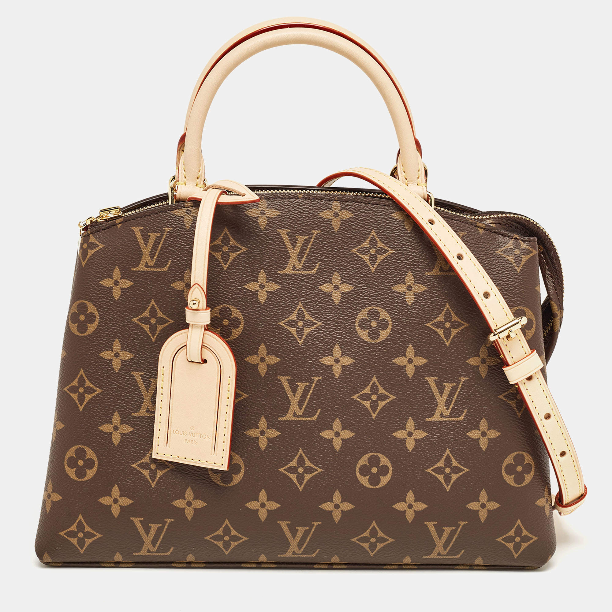 Pre Owned Louis Vuitton Monogram Canvas Petit Palais Bag