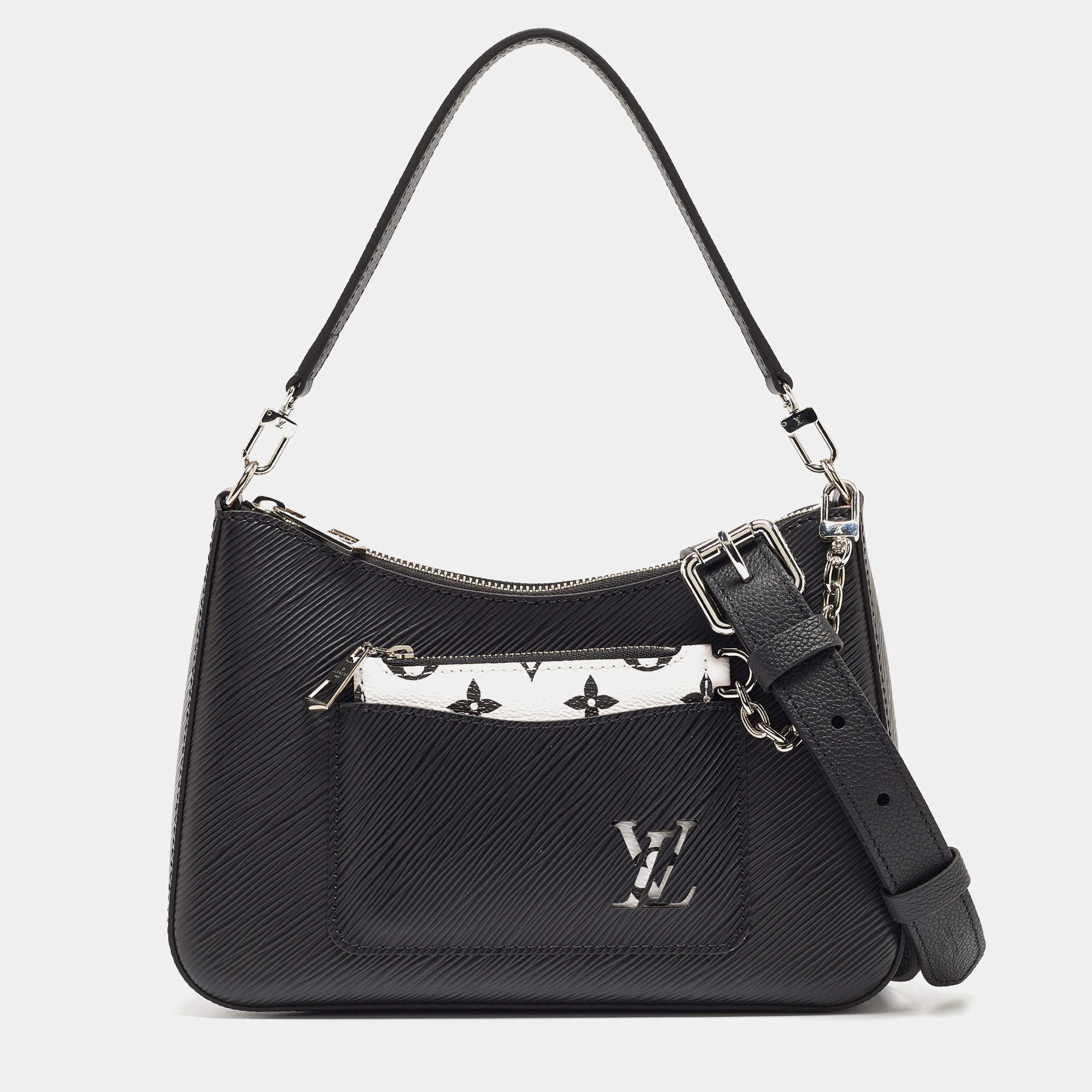 Pre Owned حقيبة لوي فيتون ماريل جلد إيبي أسود