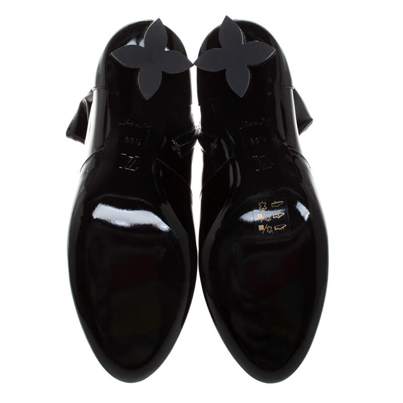 Louis Vuitton 1A8556 Silhouette Ankle Boot, Black, 34