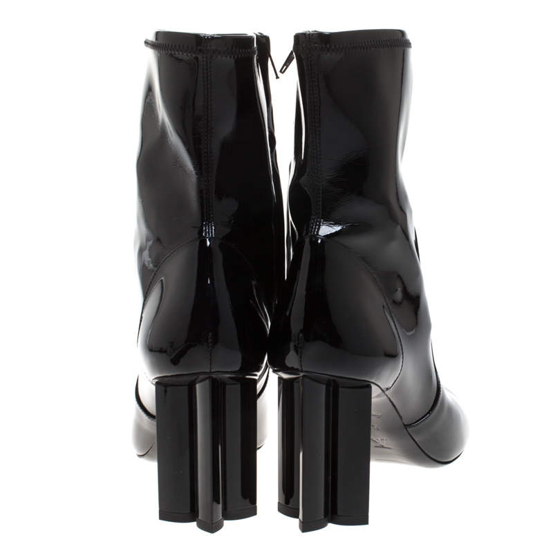 Louis Vuitton 1A8556 Silhouette Ankle Boot, Black, 34