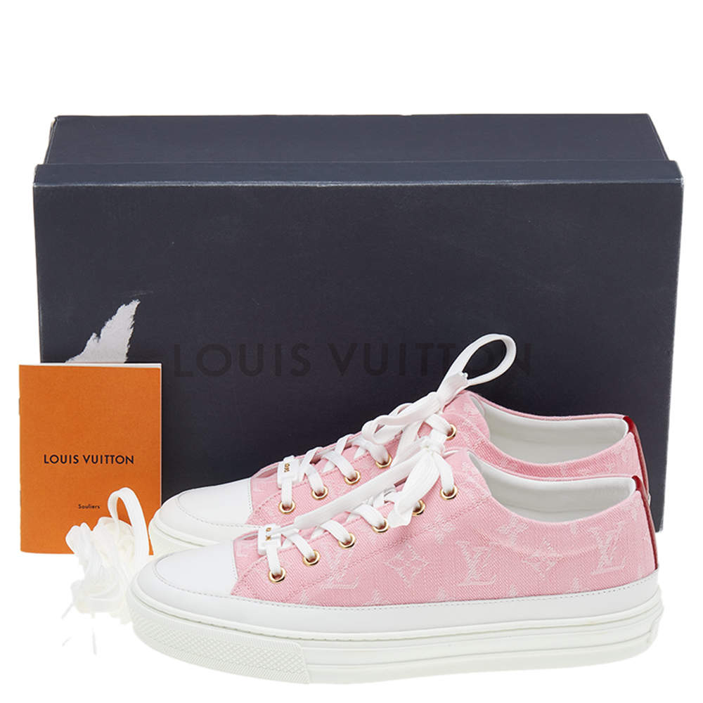 Louis Vuitton Pink/White Monogram Canvas And Leather Stellar