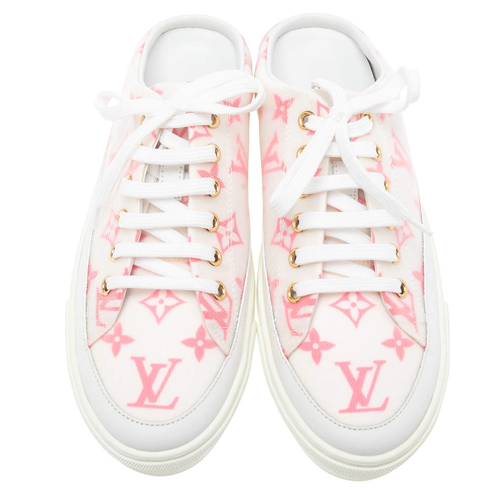 Stellar leather trainers Louis Vuitton Pink size 38 EU in Leather - 34549040