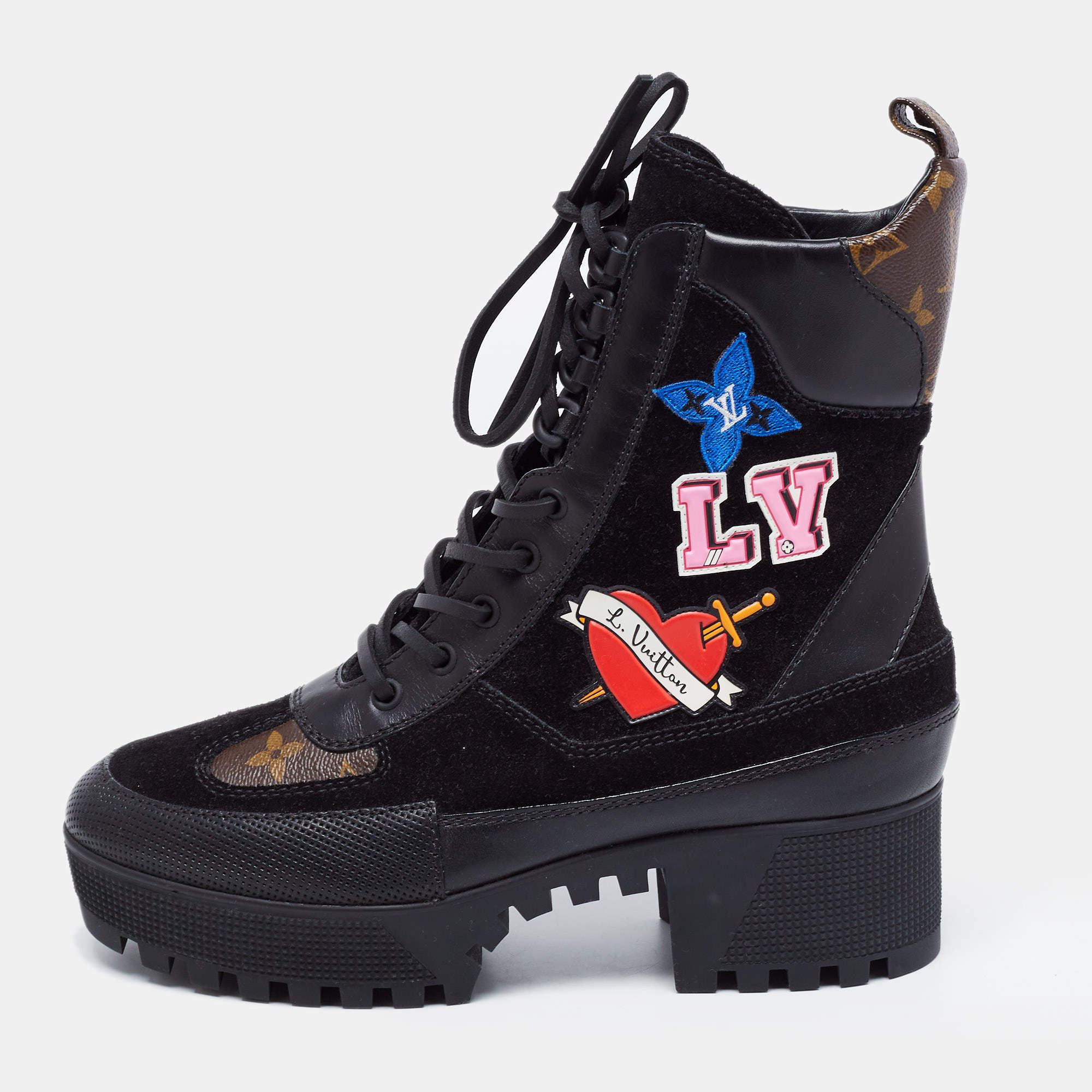 Shop Louis Vuitton Women's Ankle & Booties Boots Velvet