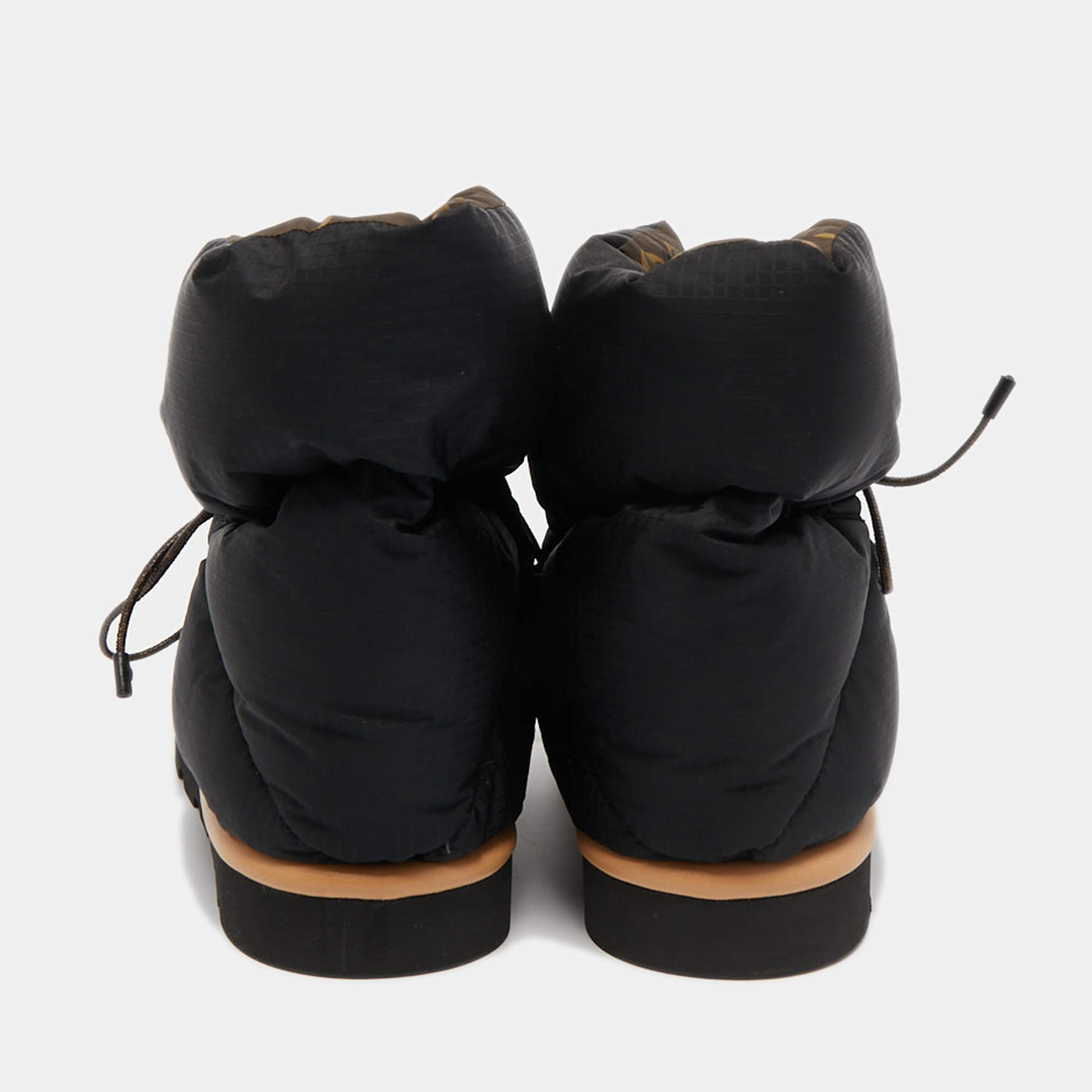 Louis Vuitton Black Nylon Pillow Comfort Ankle Boots Size 39 Louis Vuitton